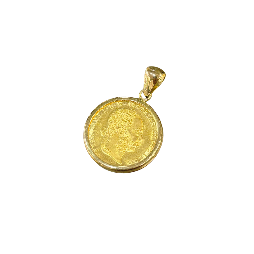 Pendentif Pièce - Or Jaune 750 & Pièce 1 Ducat