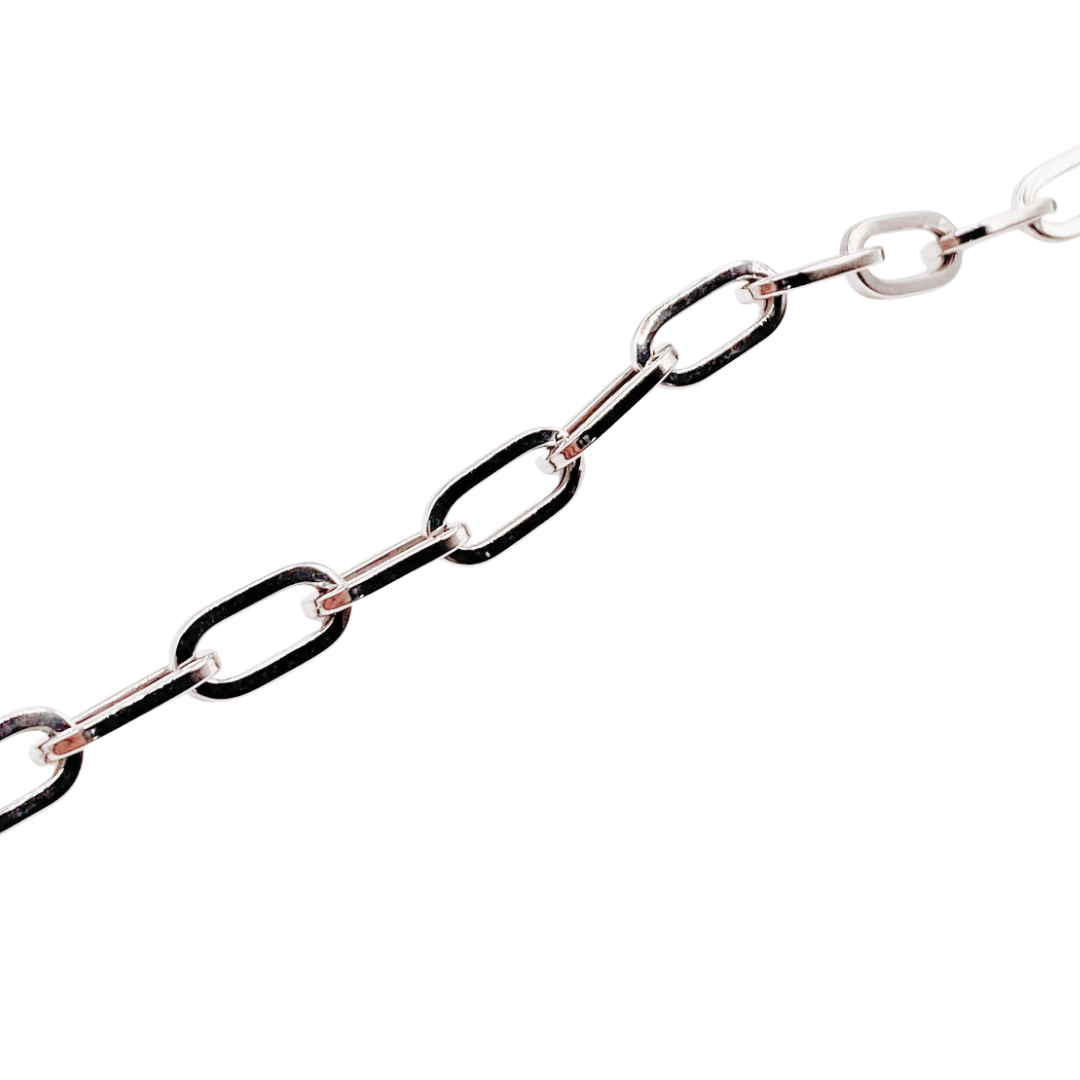 Bracelet Maille Figaro - Or Blanc 750