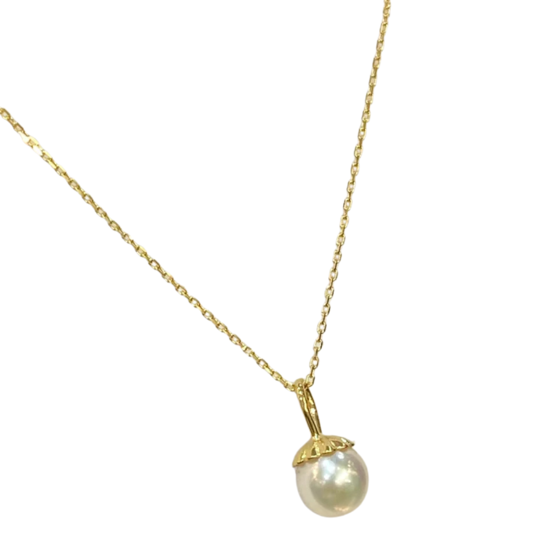 Collier Perle - Or Jaune 750 & Perle Naturelle