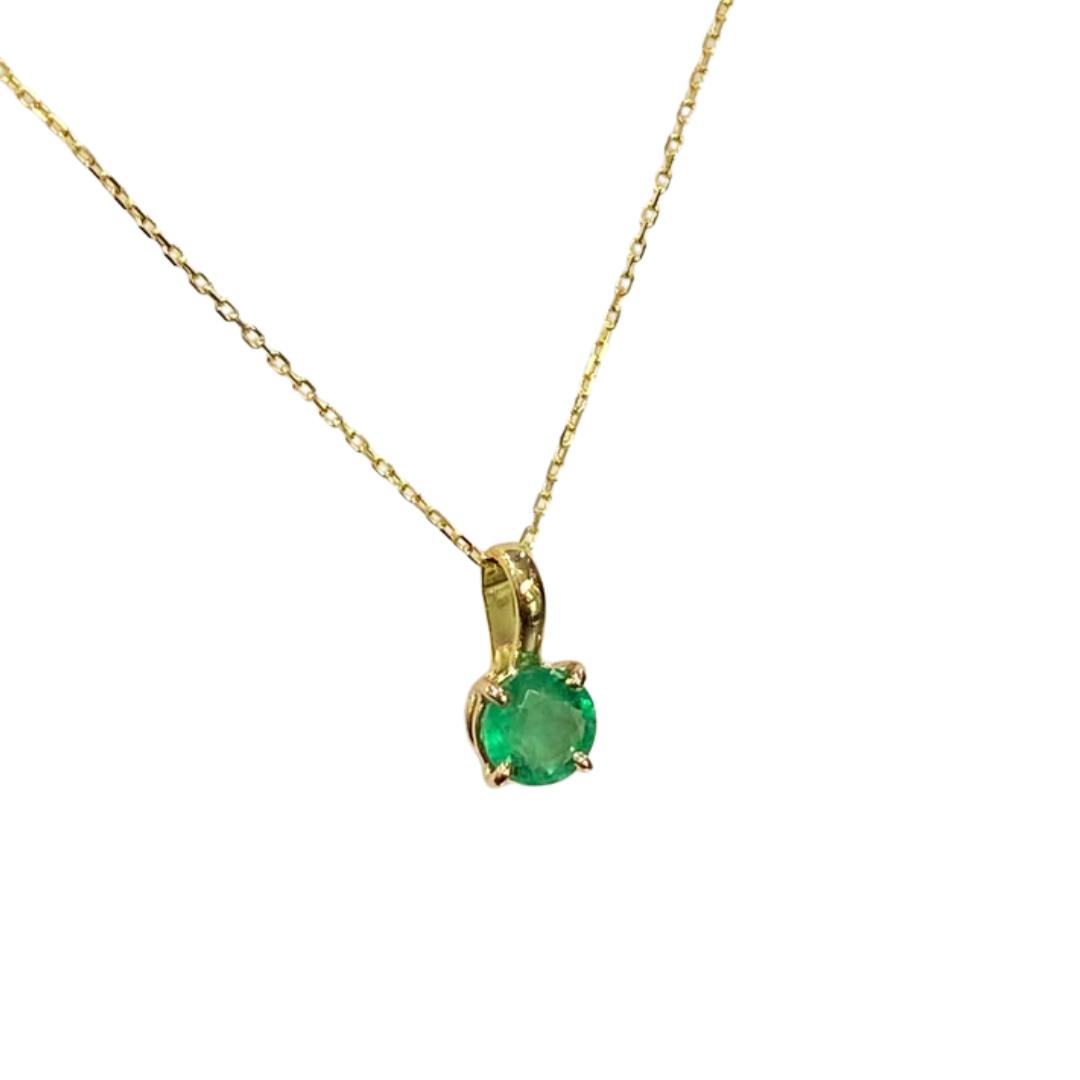 Collier Lapuna - Or Jaune 750 & Émeraude