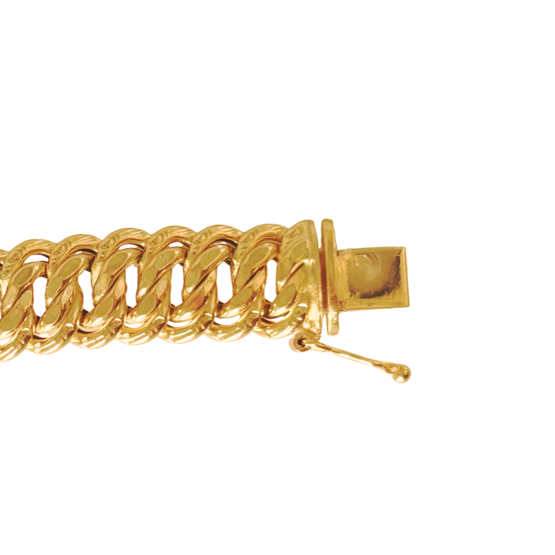 Bracelet Maille Américaine - Or Jaune 750