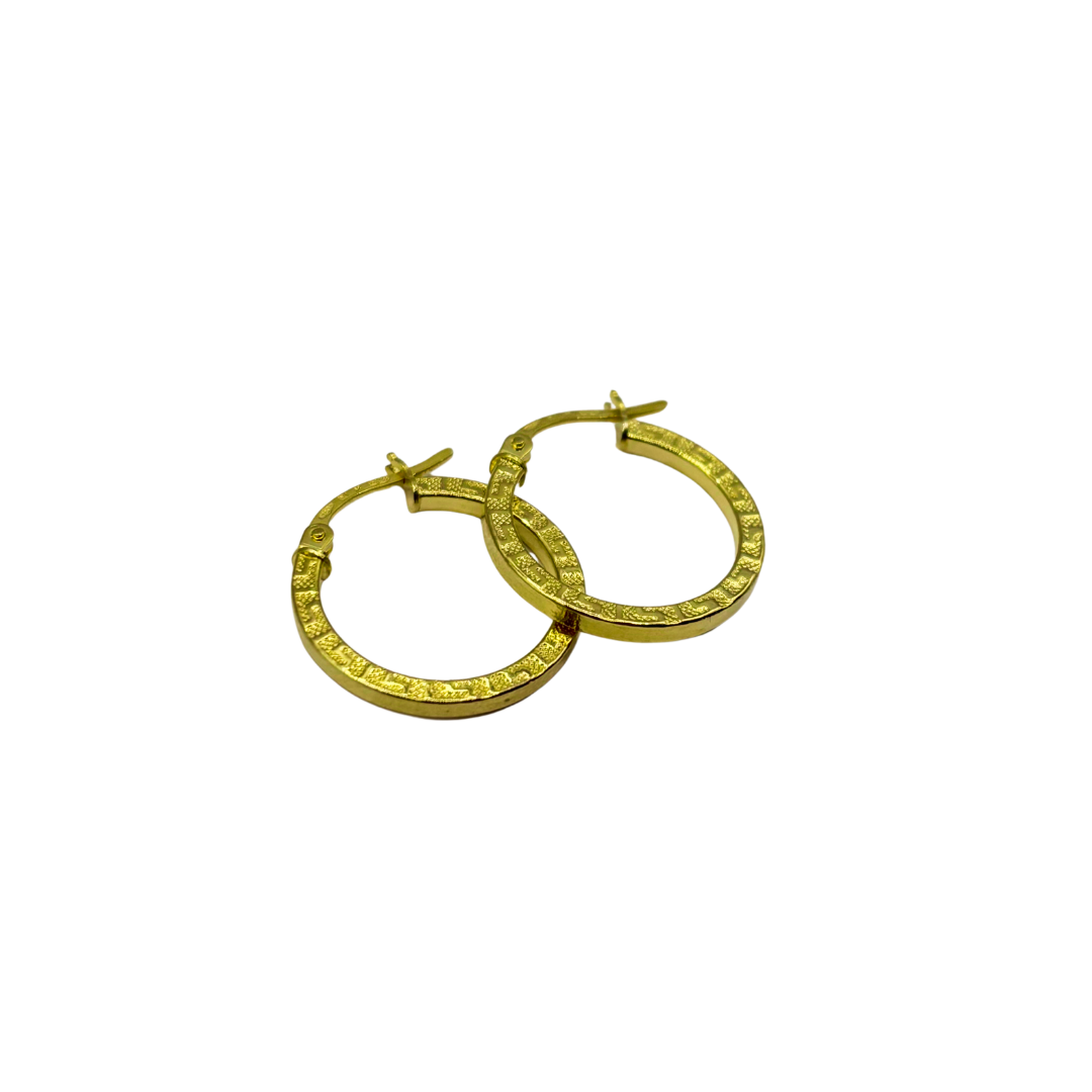 Boucles D'oreilles Créoles - Or Jaune 750