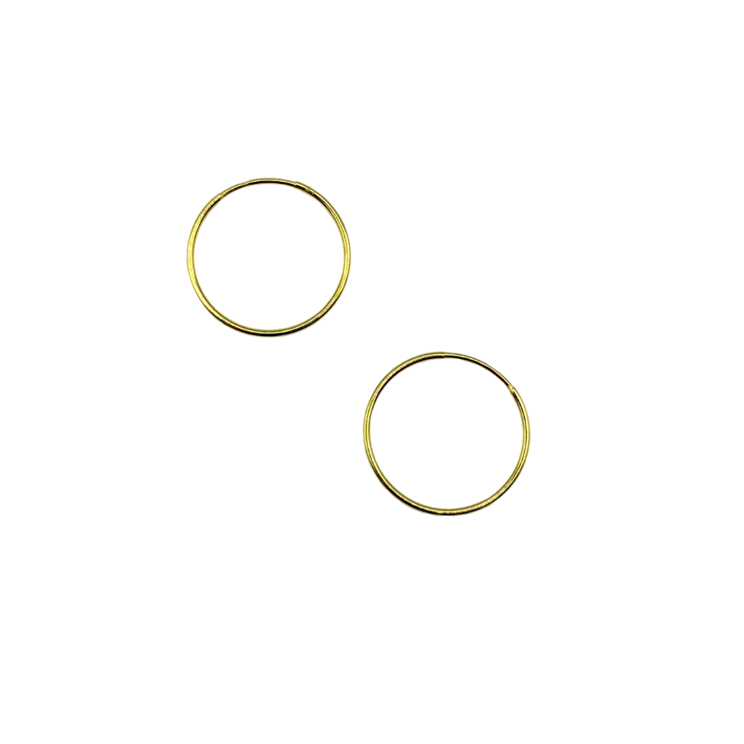 Boucles D'oreilles Créoles - Or Jaune 750