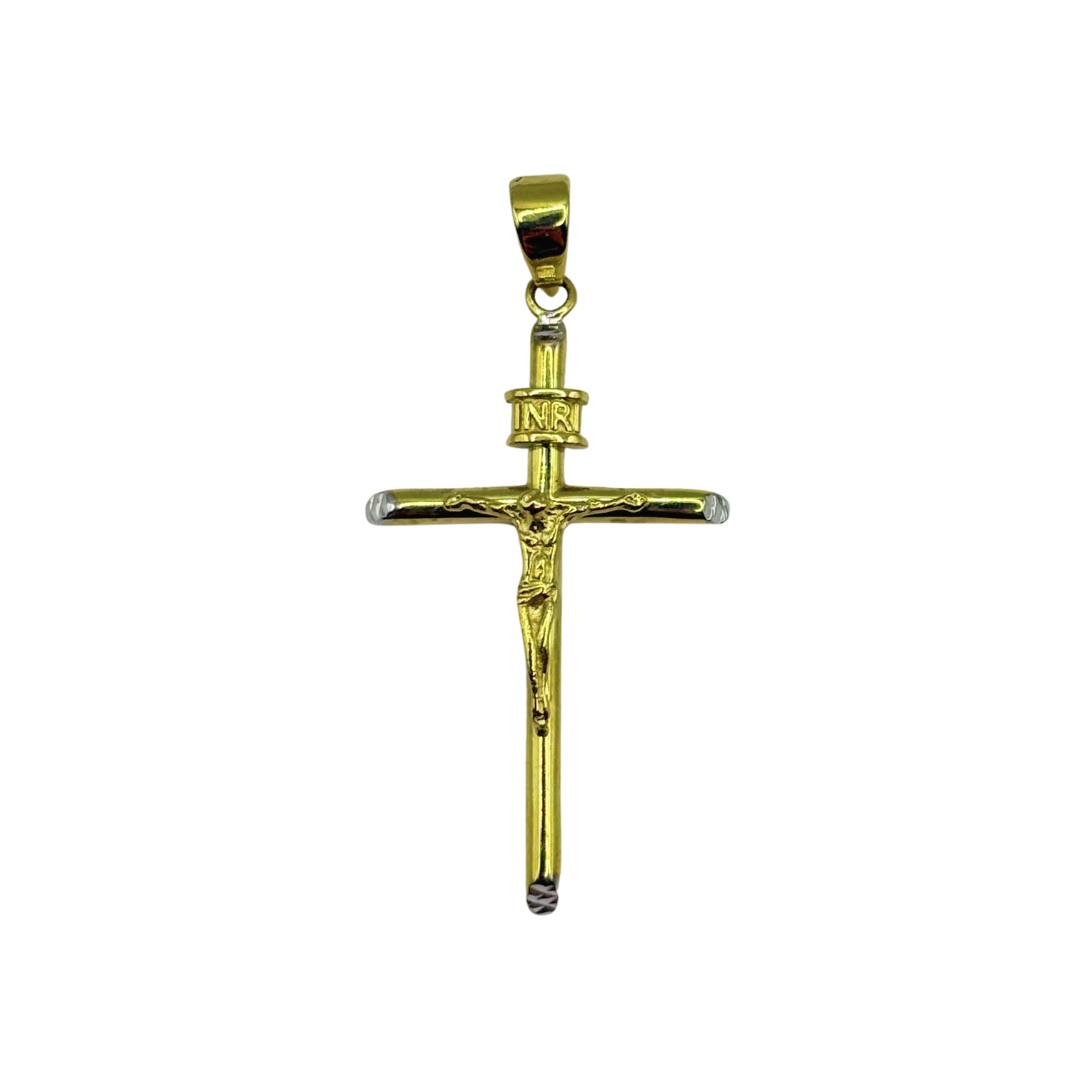 Pendentif Croix - Or Jaune 750