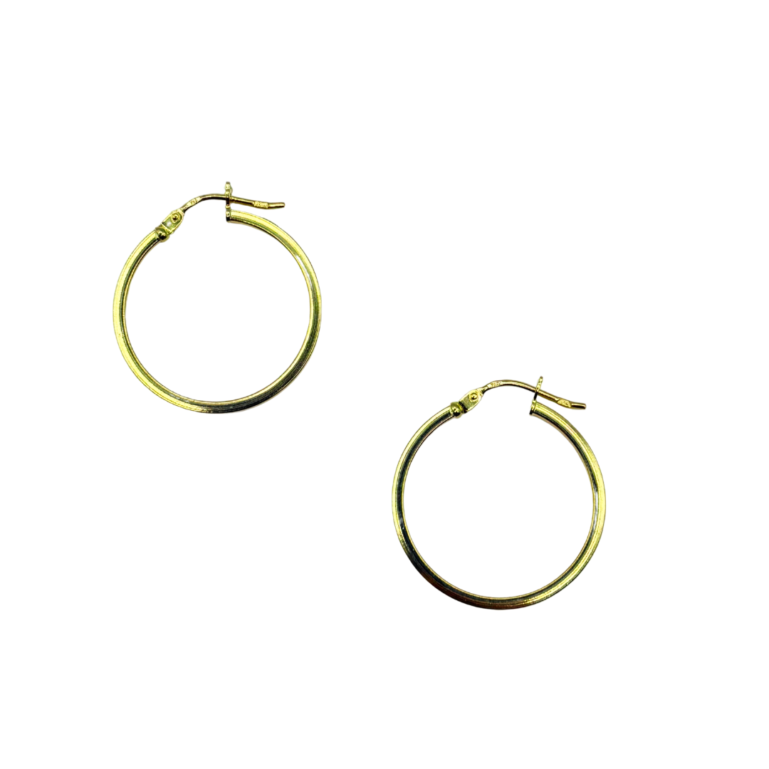 Boucles D'oreilles Créoles - Or Jaune 750