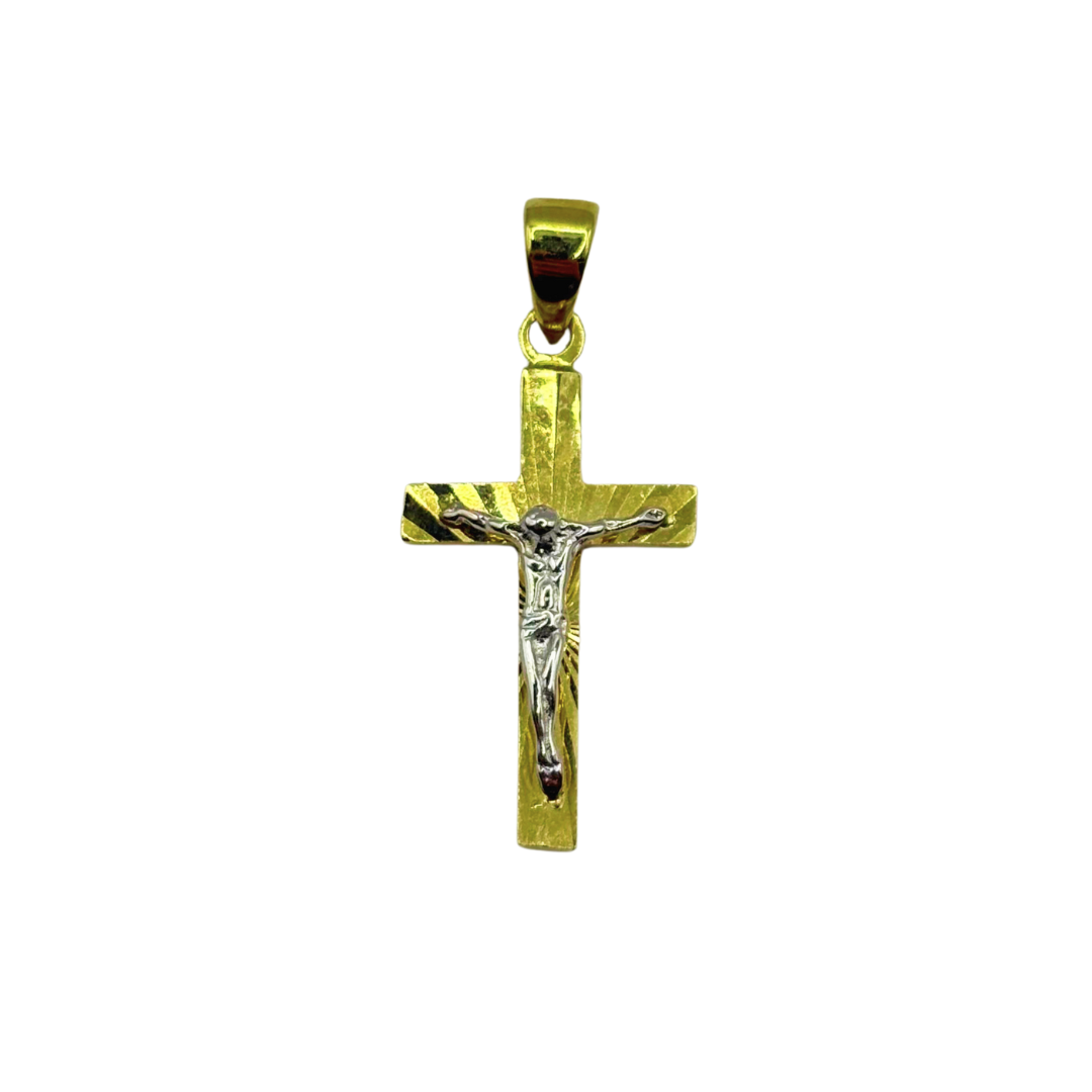 Pendentif Croix - Or Jaune 750