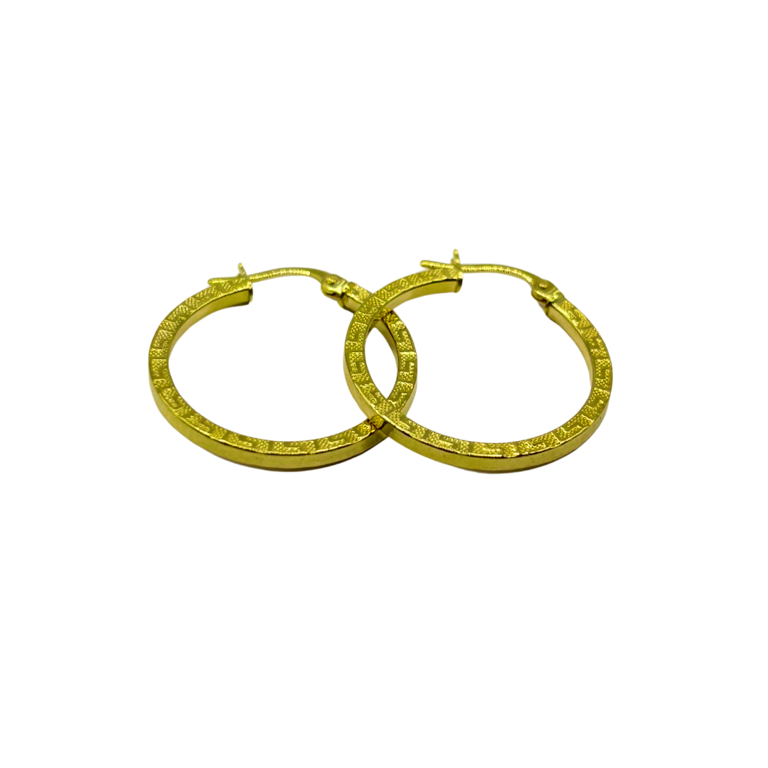 Boucles D'oreilles Créoles - Or Jaune 750