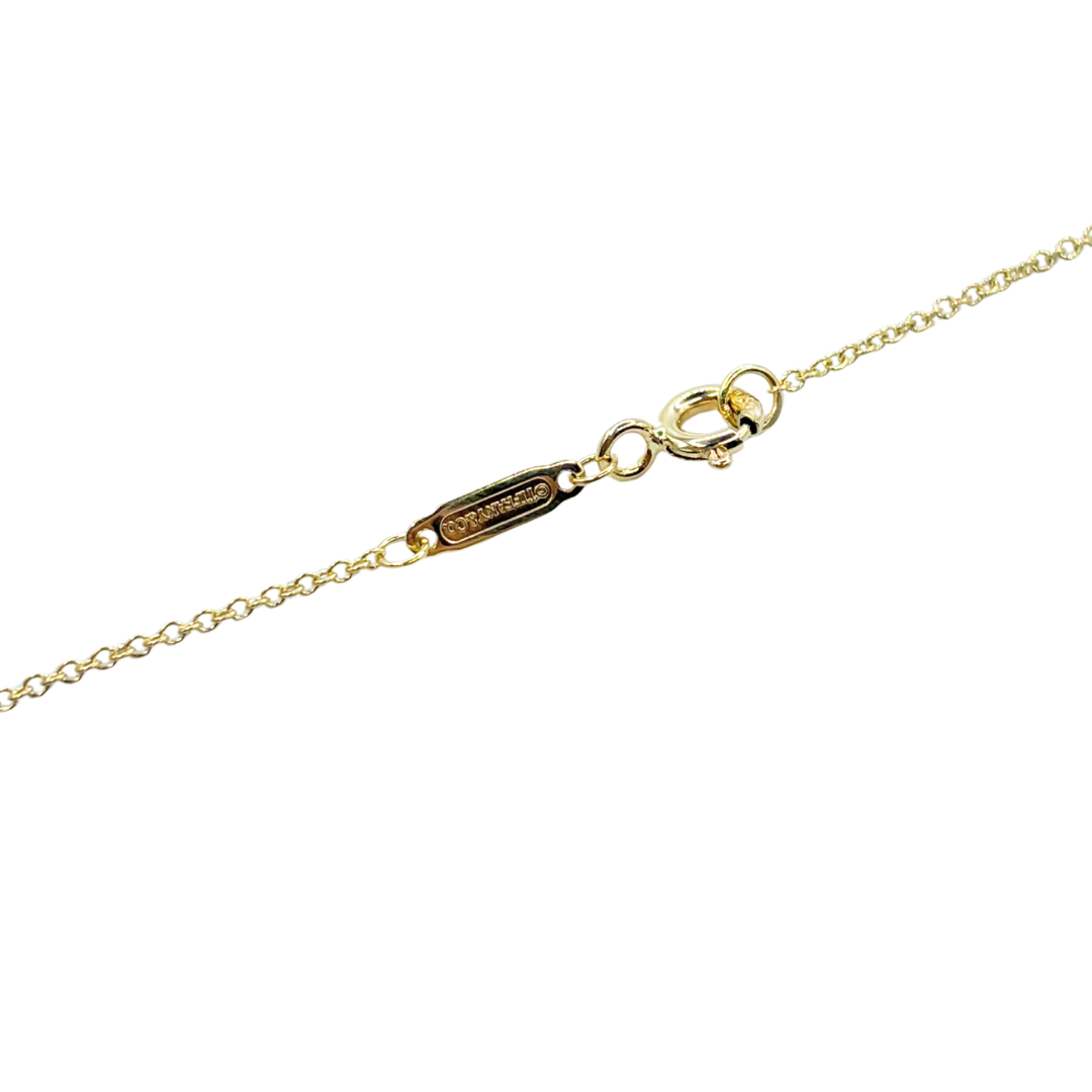 Collier Tiffany Infinity Mini - Or Jaune 750