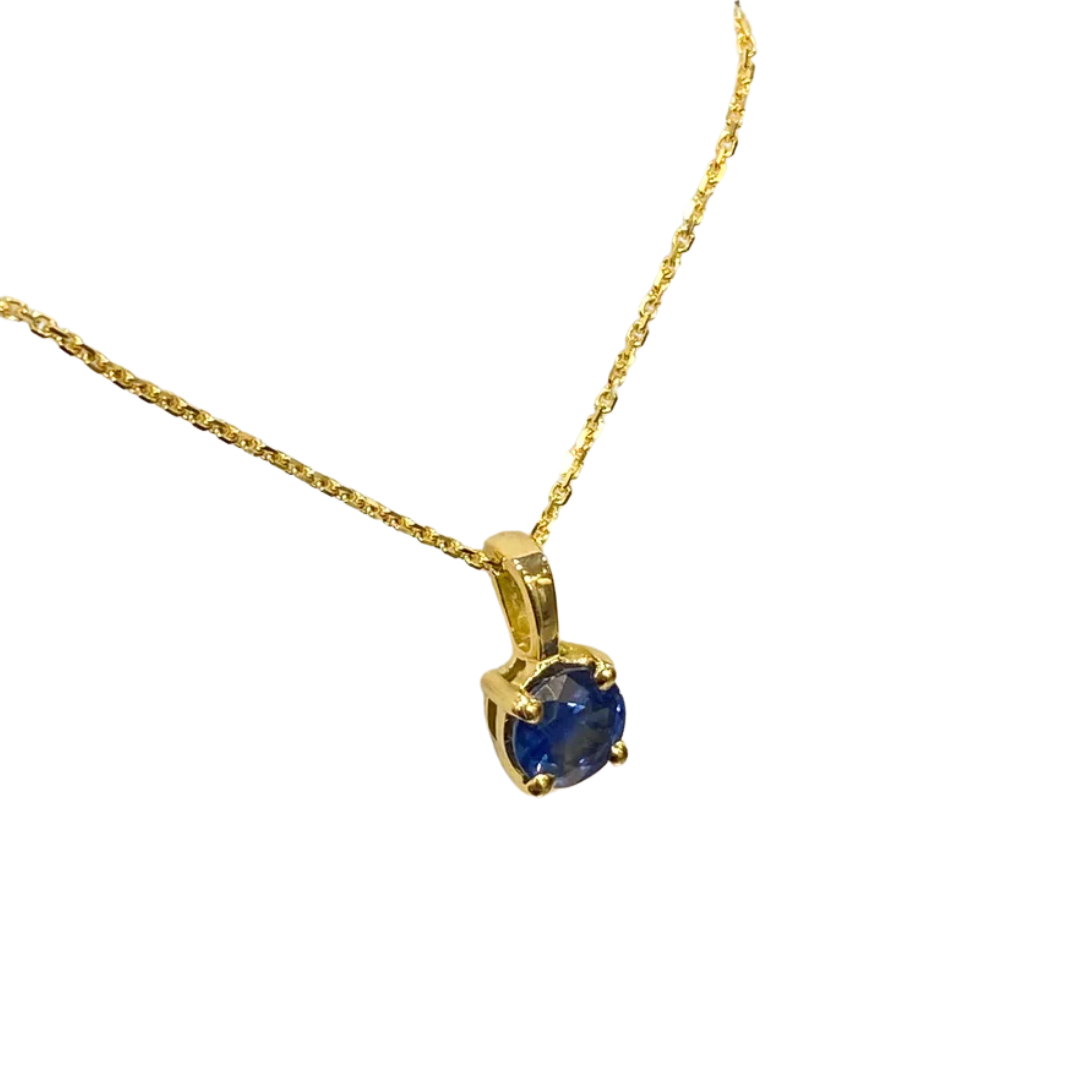 Pendentif Lapuna - Or Jaune 750 & Saphir