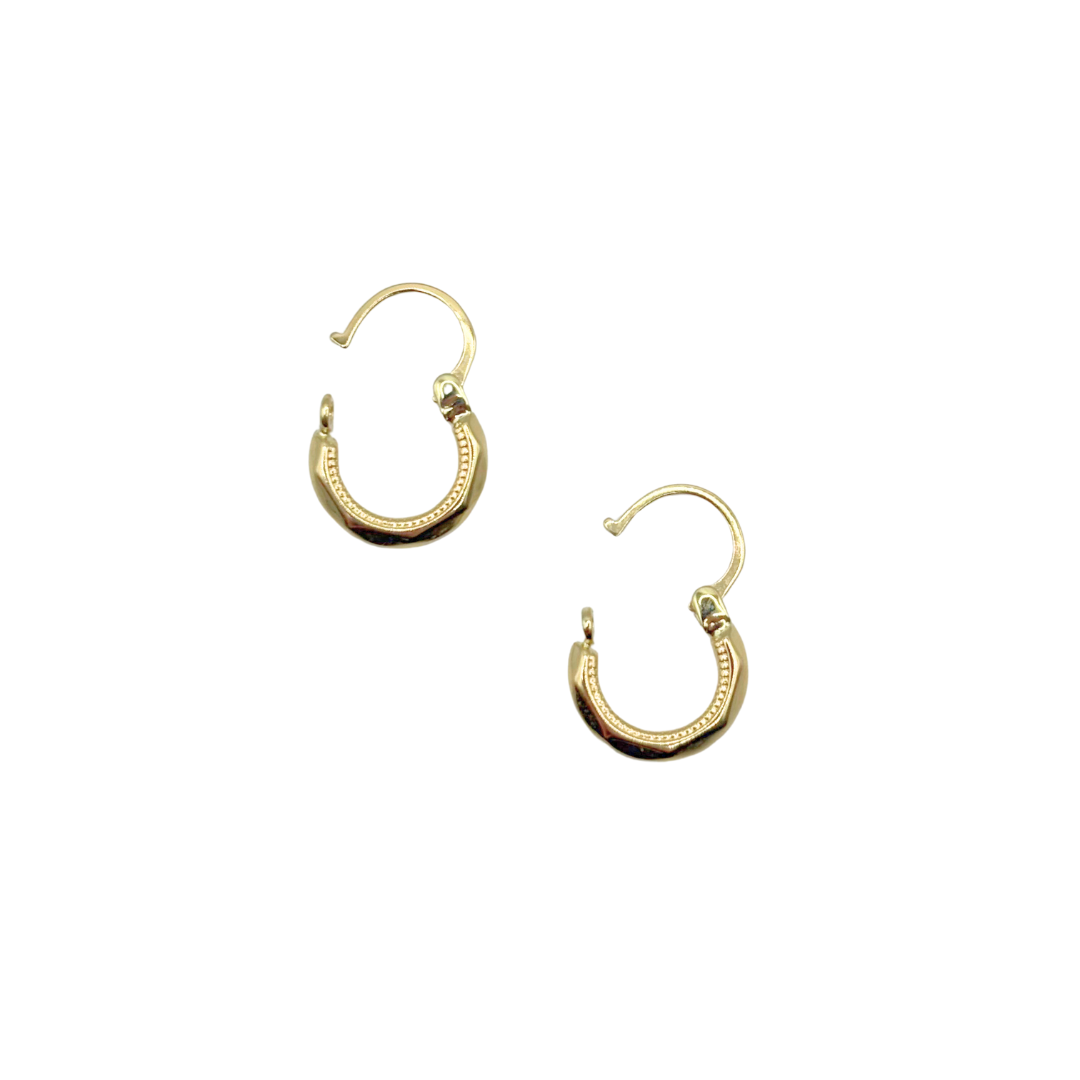 Boucles D'oreilles Créoles - Or Jaune 750
