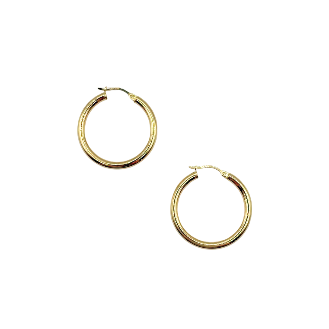 Boucles D'oreilles Créoles - Or Jaune 750