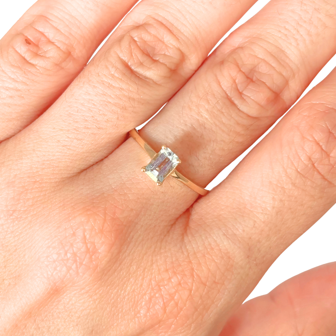 Bague Lapuna Or Jaune 750 Aigue-Marine