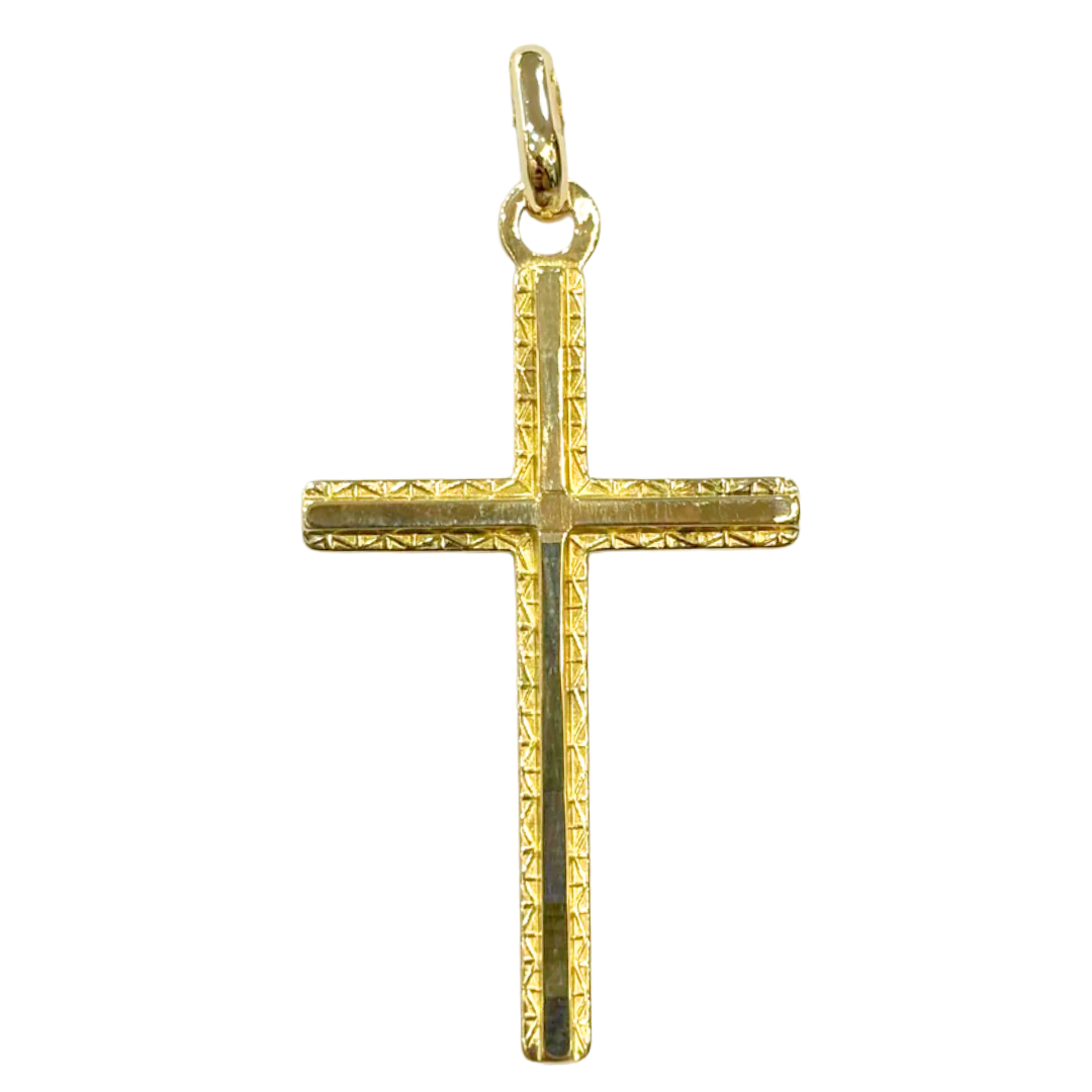 Pendentif Croix - Or Jaune 750