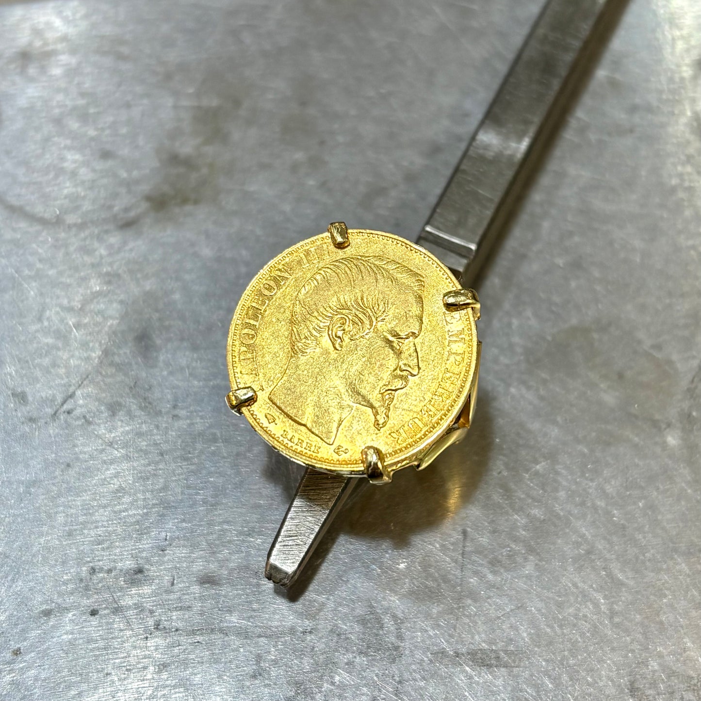 Bague Pièce - Or Jaune 750 & Pièce 20 Francs Napoléon