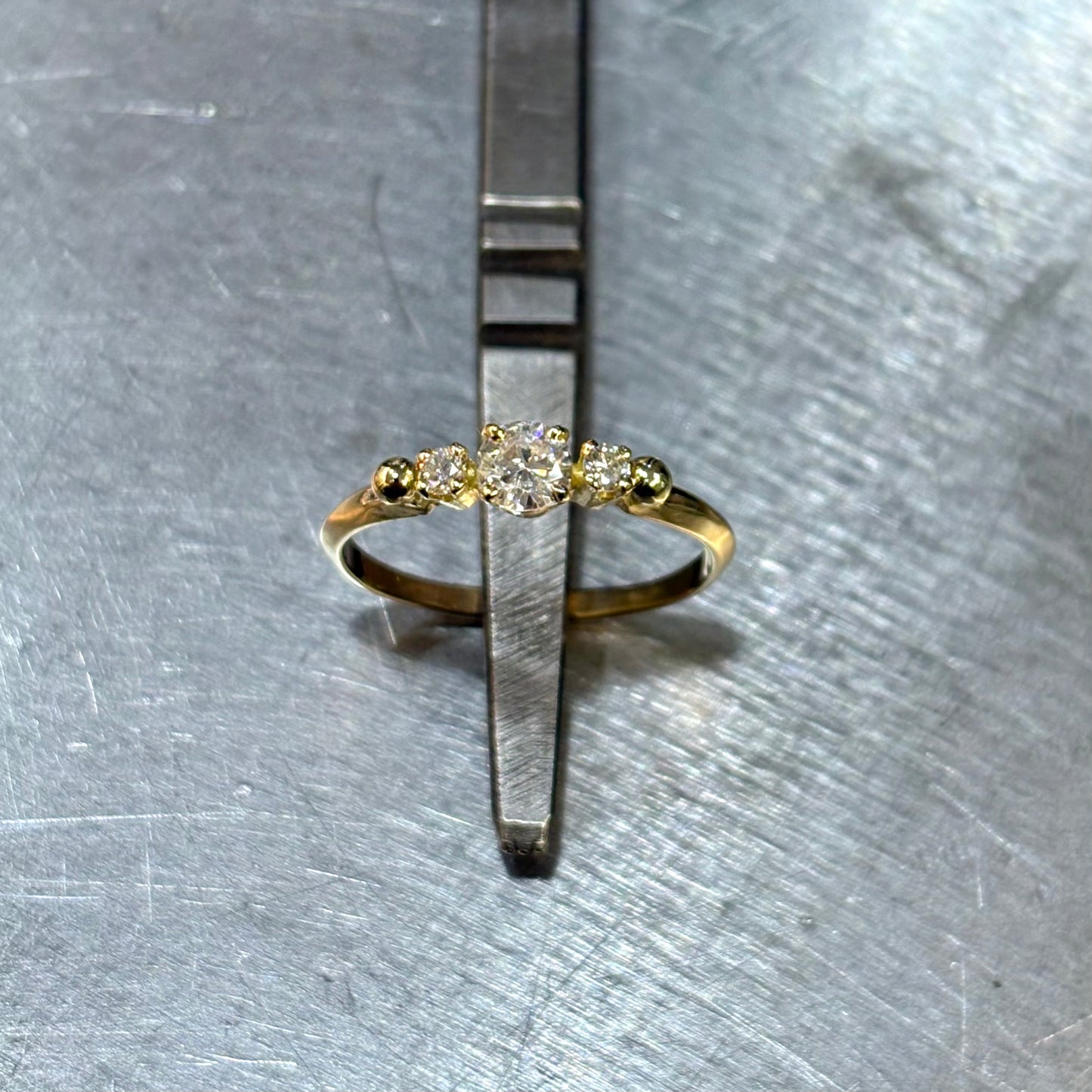 Bague Ponyo - Or Jaune 750 & Diamants