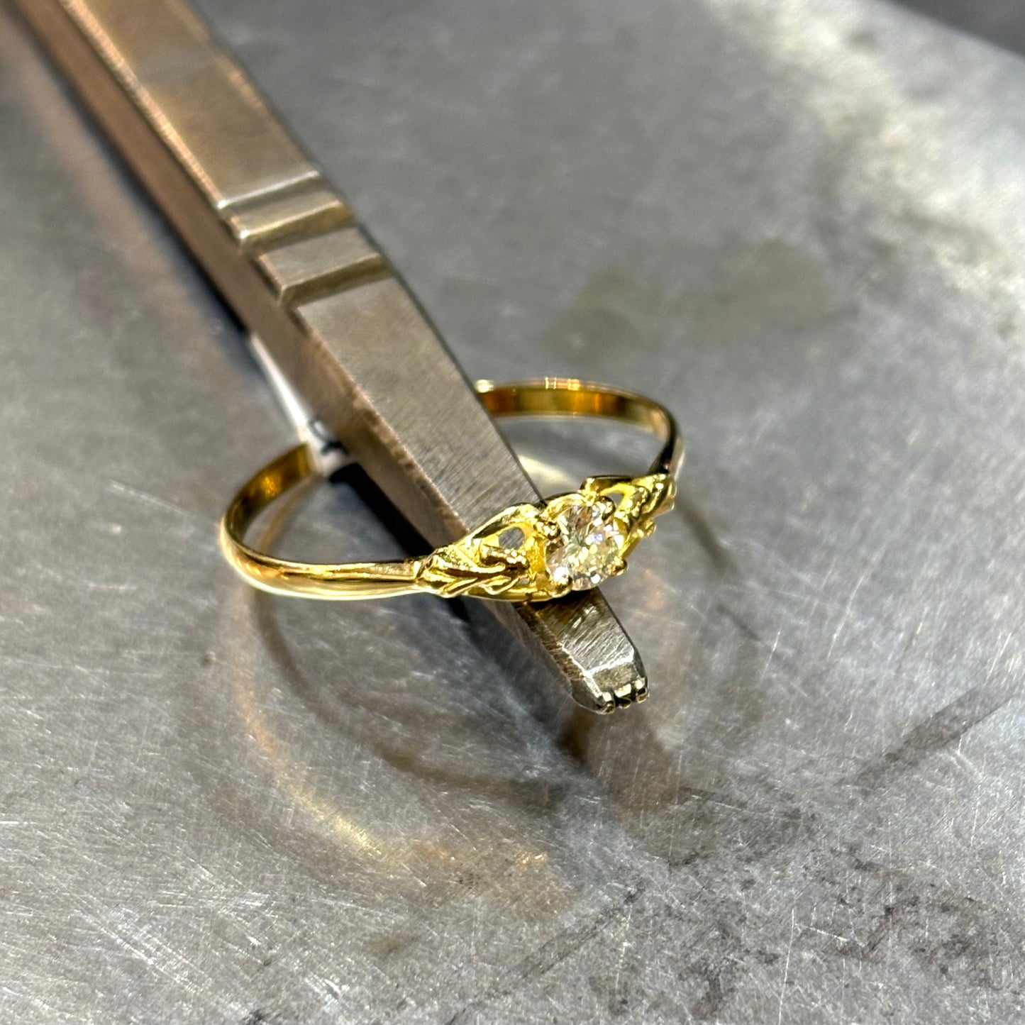 Bague Natori - Or Jaune 750 & Diamant