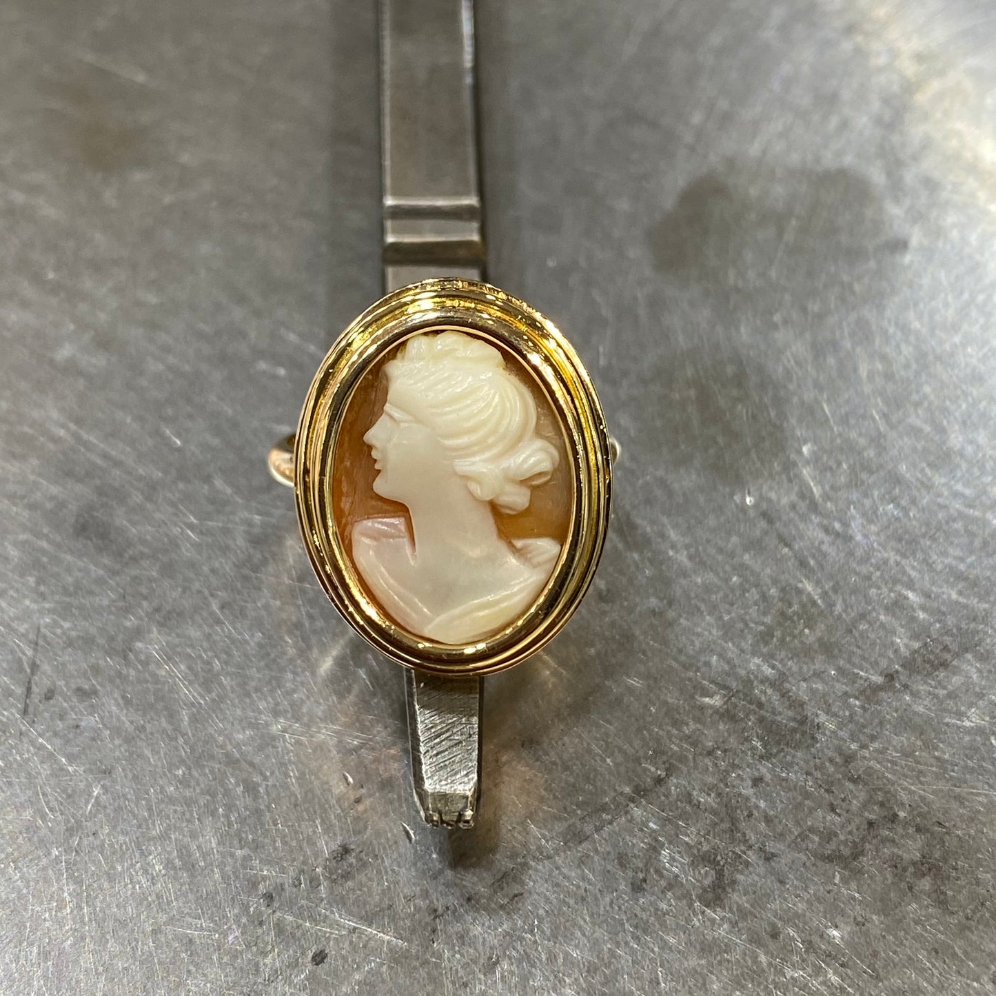 Bague Vintage - Or Jaune 750 & Camée Occasion