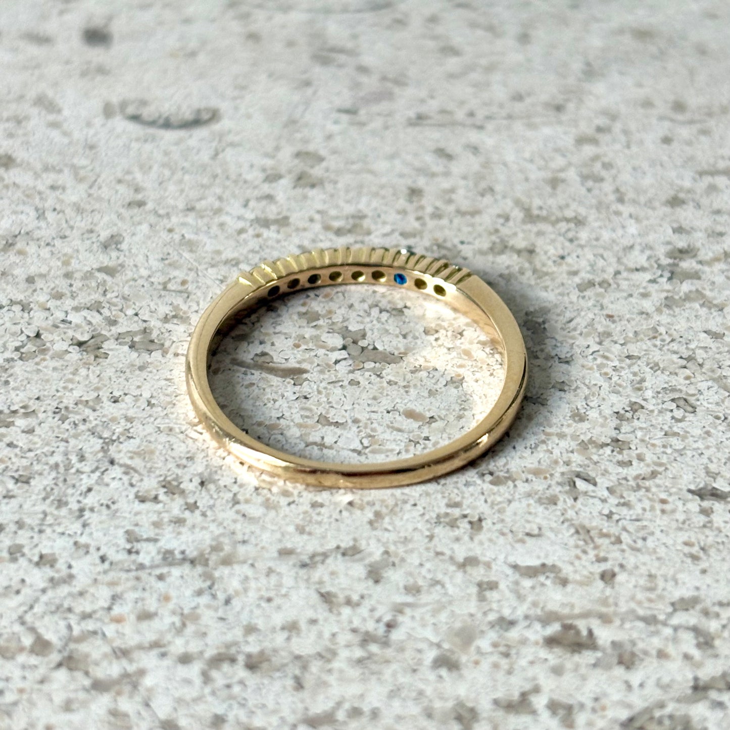 Bague Alliance - Or Jaune 750 & Diamants