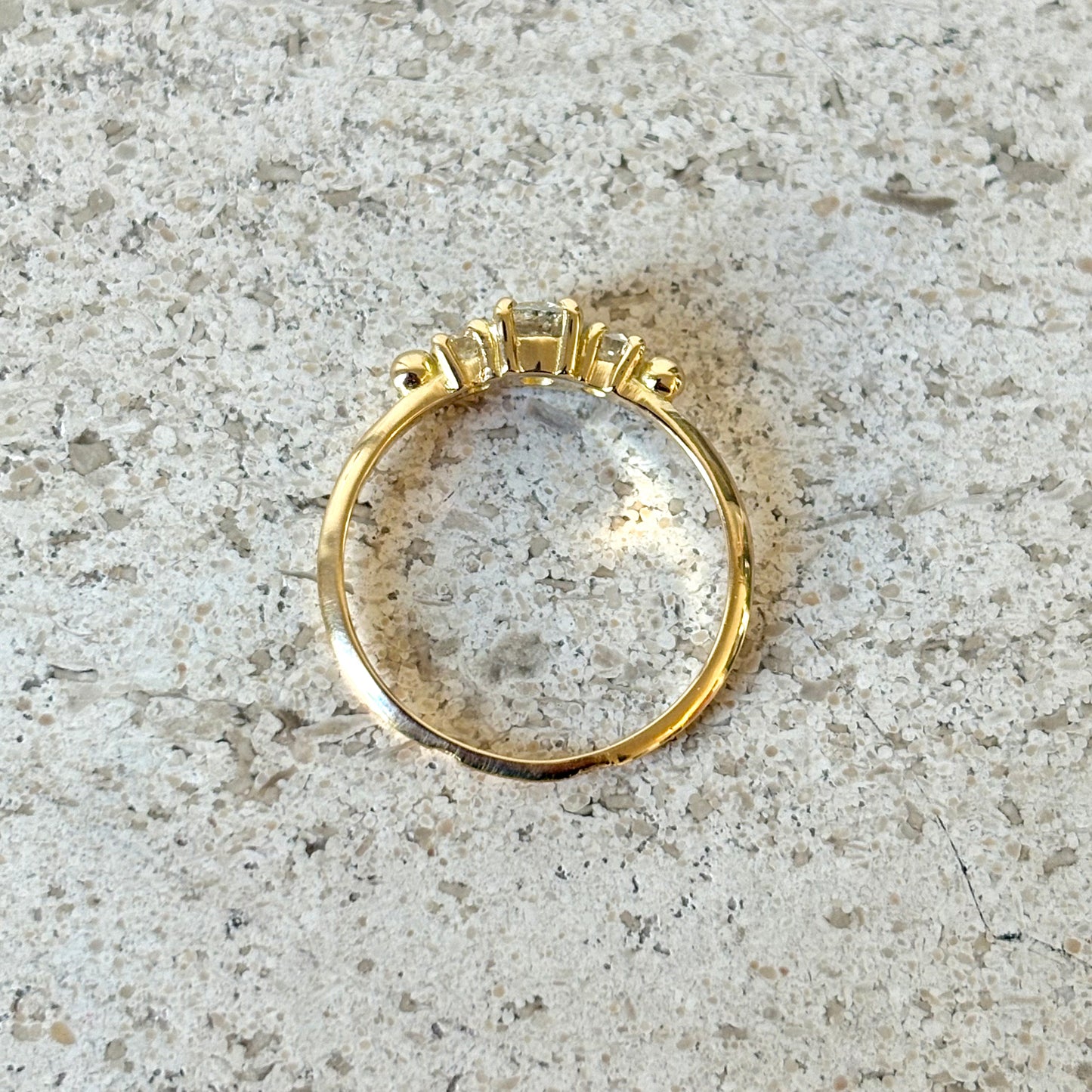 Bague Ponyo - Or Jaune 750 & Diamants