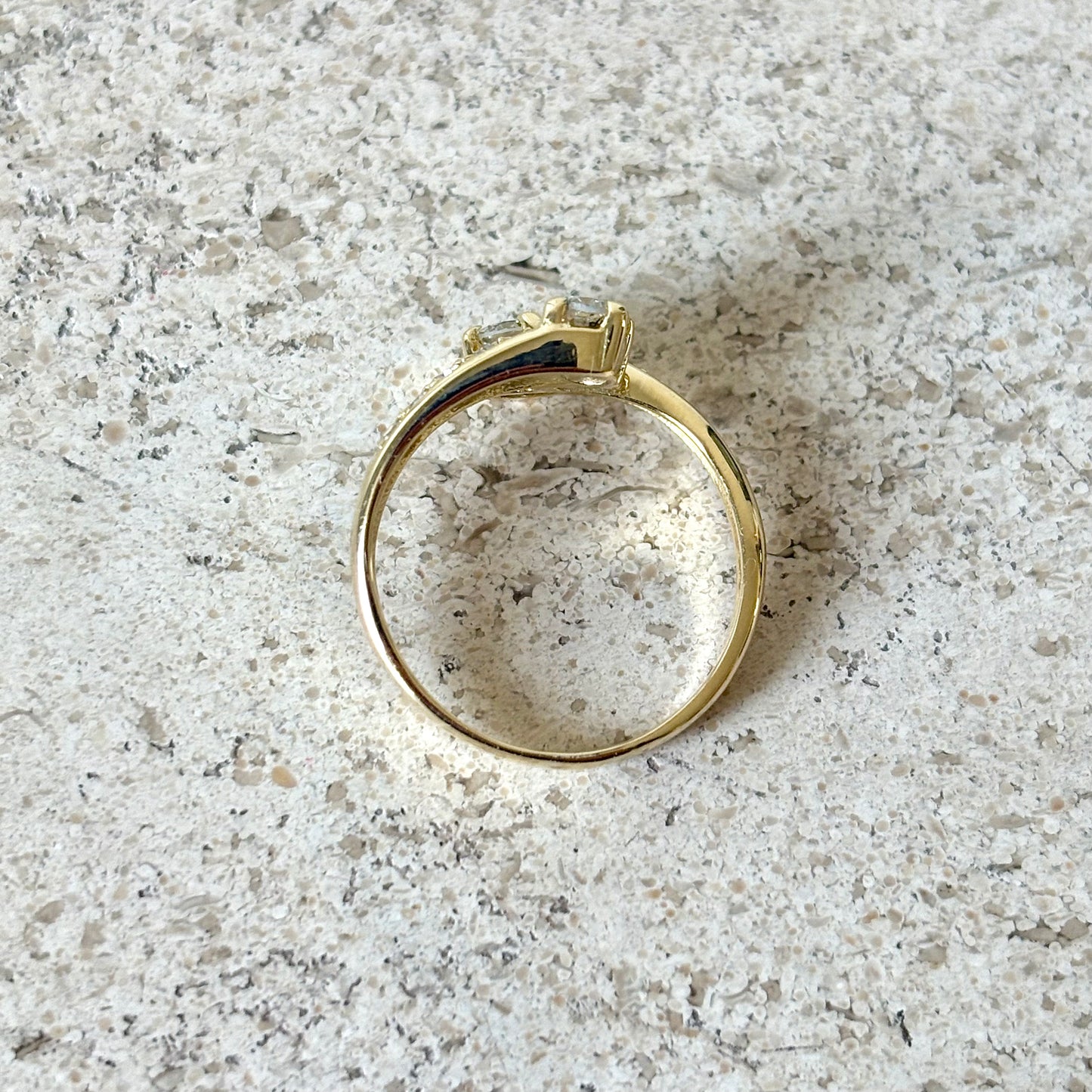 Bague Toi & Moi - Or Jaune 585 & Diamants