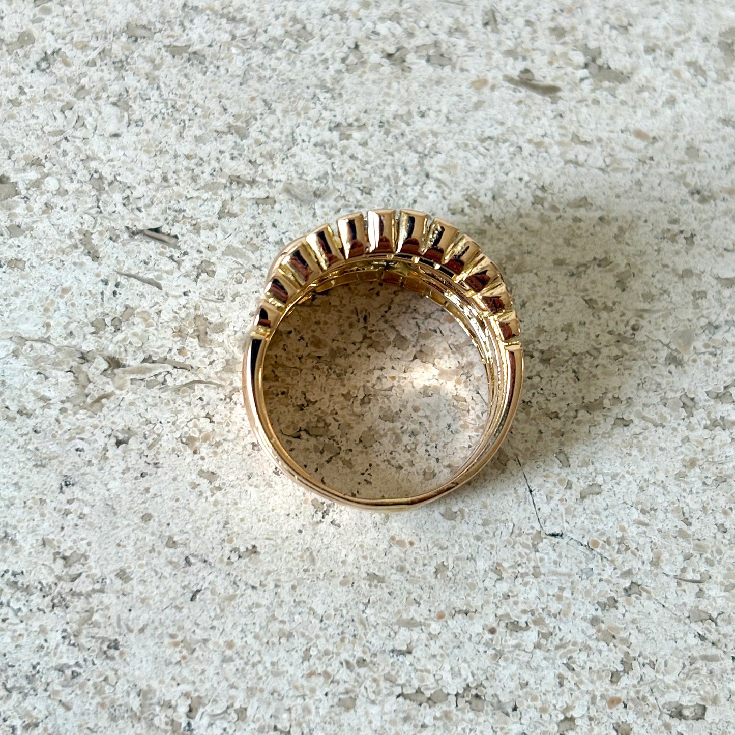 Bague Vintage - Or Jaune 750 & Diamant