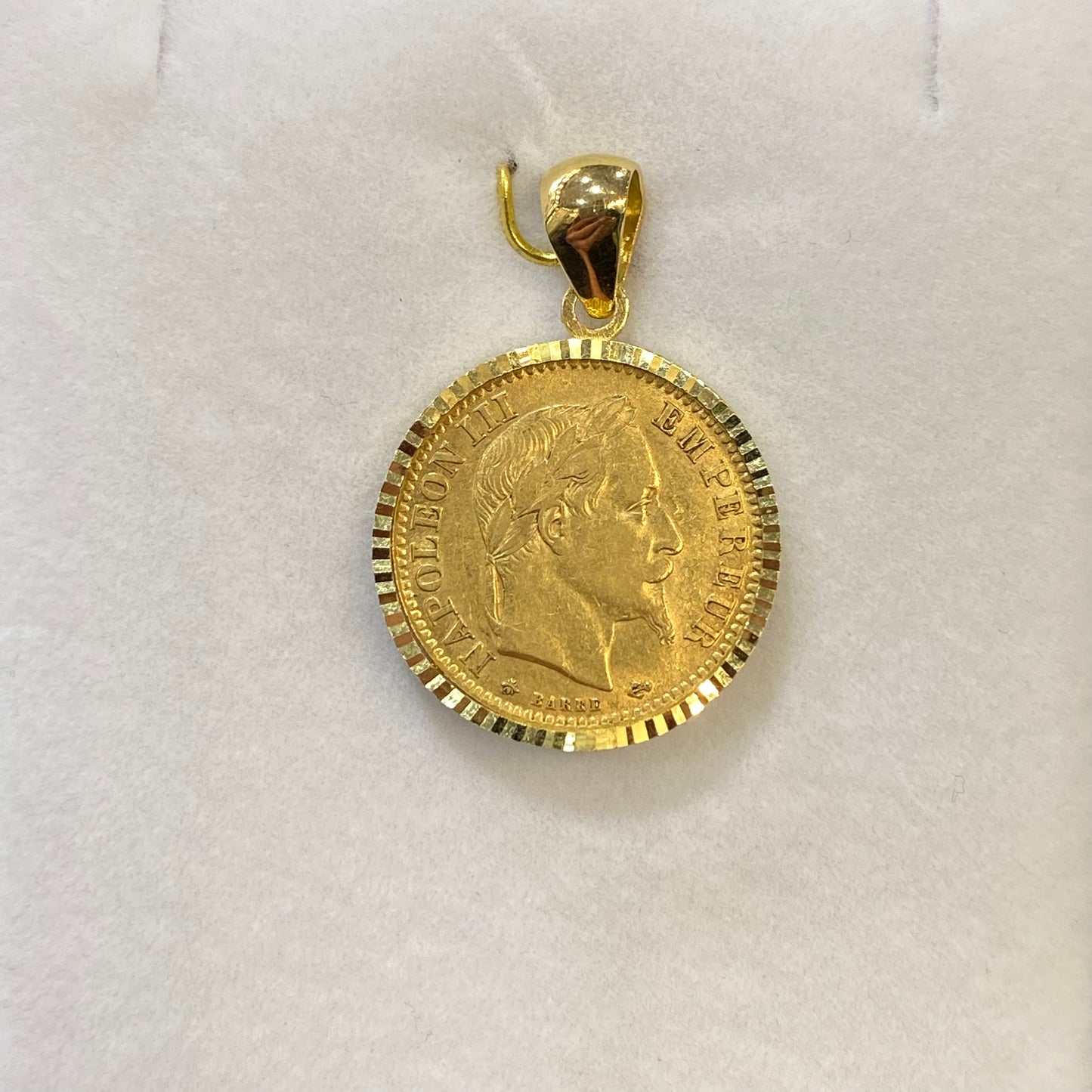 Pendentif - Or Jaune 750 & Pièce 10 Francs Napoléon