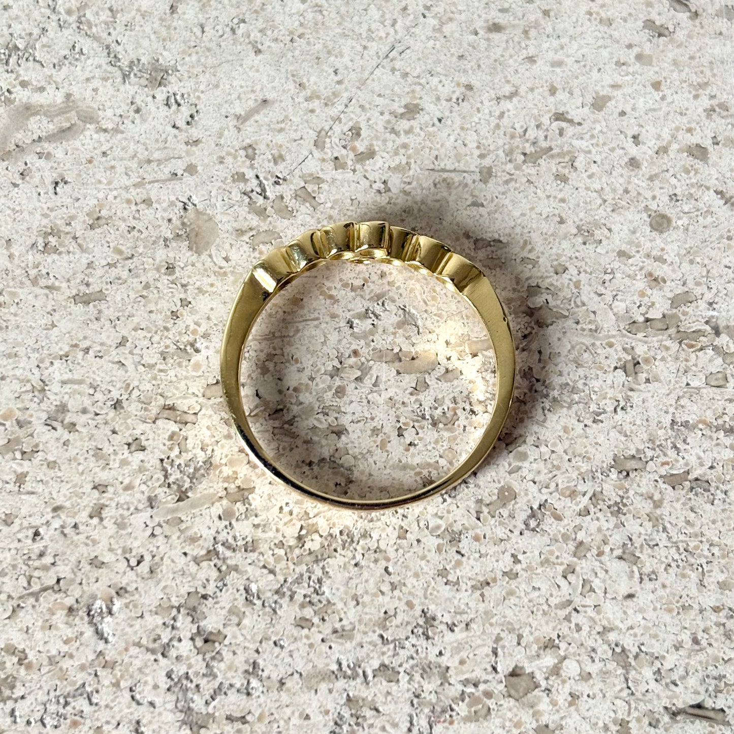 Bague Alliance - Or Jaune 750 Rubis & Diamants