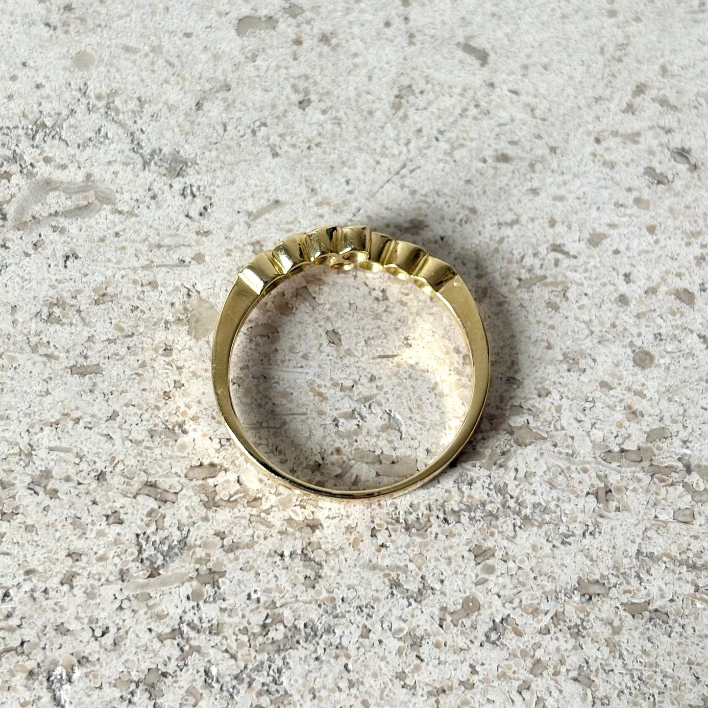 Bague Alliance - Or Jaune 750 Saphirs & Diamants