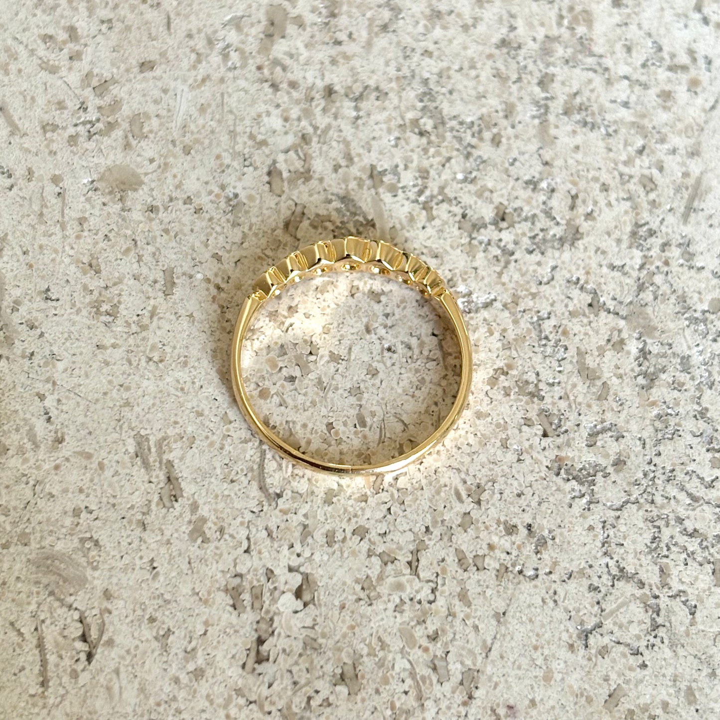 Bague Alliance - Or Jaune 750 & Diamants