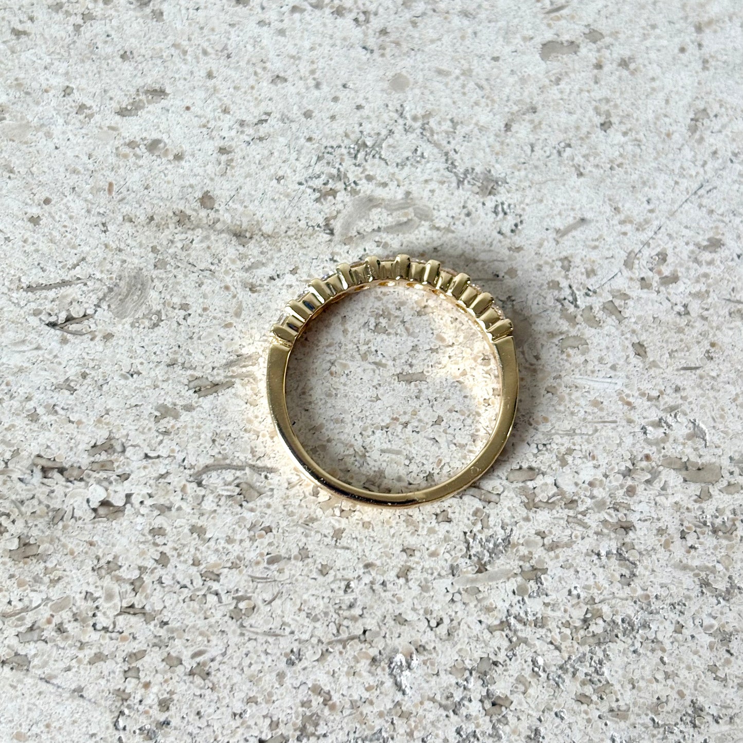 Bague Alliance - Or Jaune 750 & Diamants