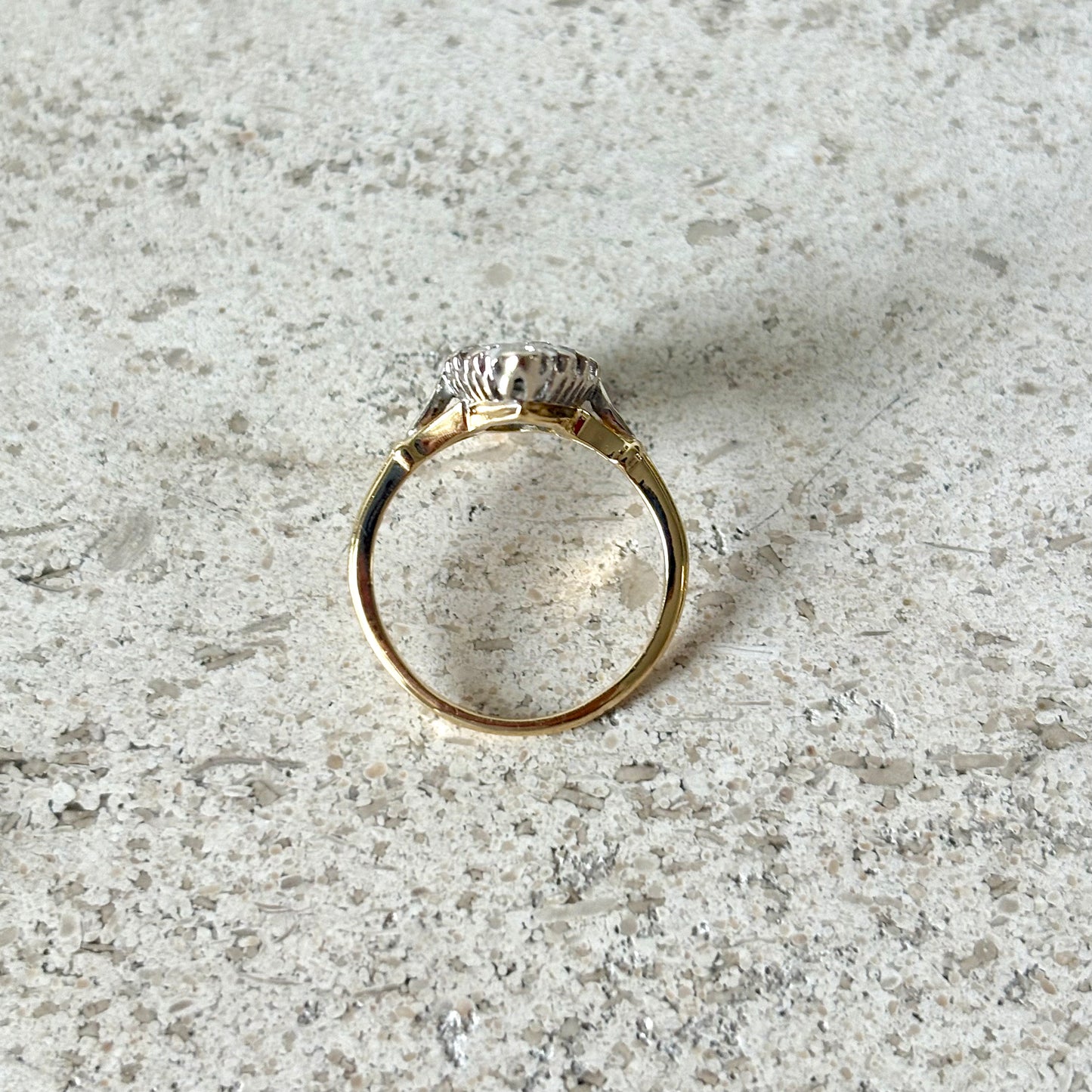 Bague Marquise Vintage - Or Jaune 750 & Diamants