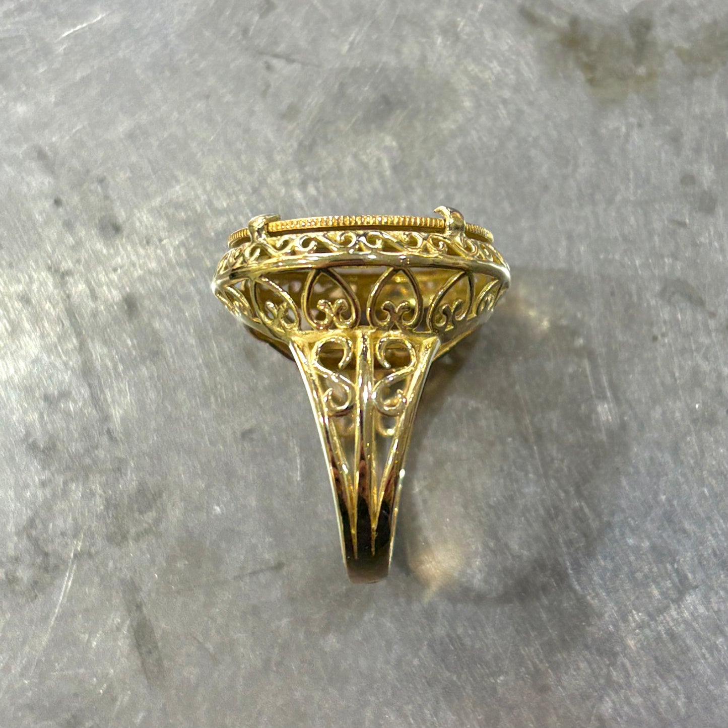 Bague Pièce - Or Jaune 750 & Pièce 10 Francs Napoléon