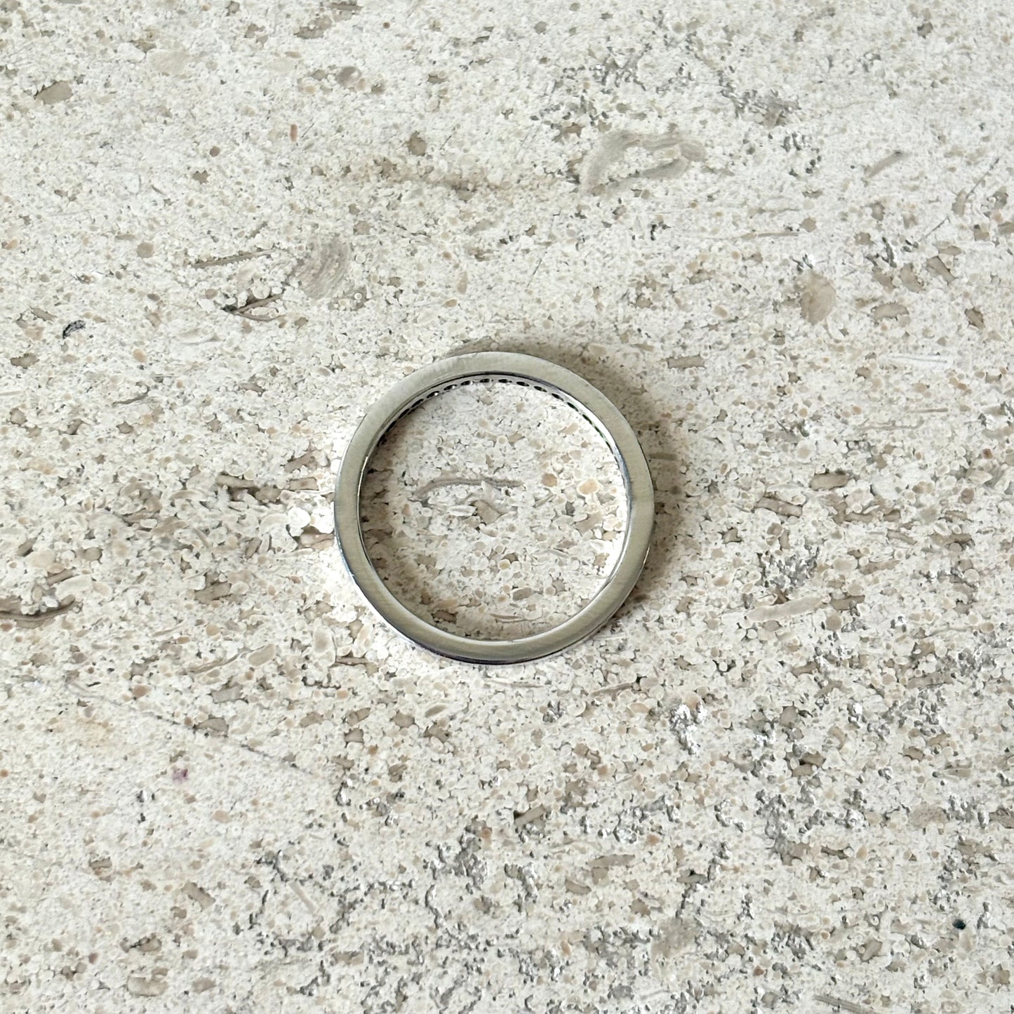 Bague Alliance - Or Blanc 750 & Diamants