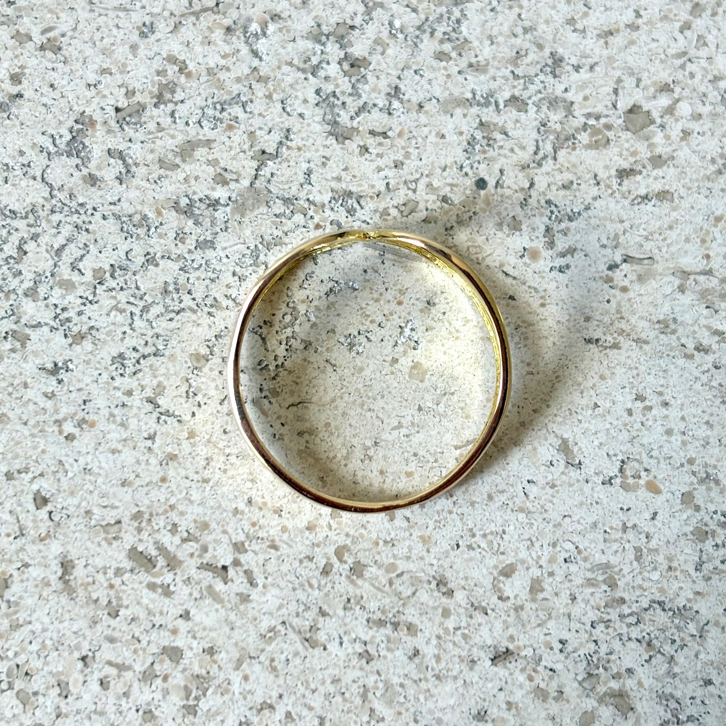 Bague Boucles - Or Jaune 750