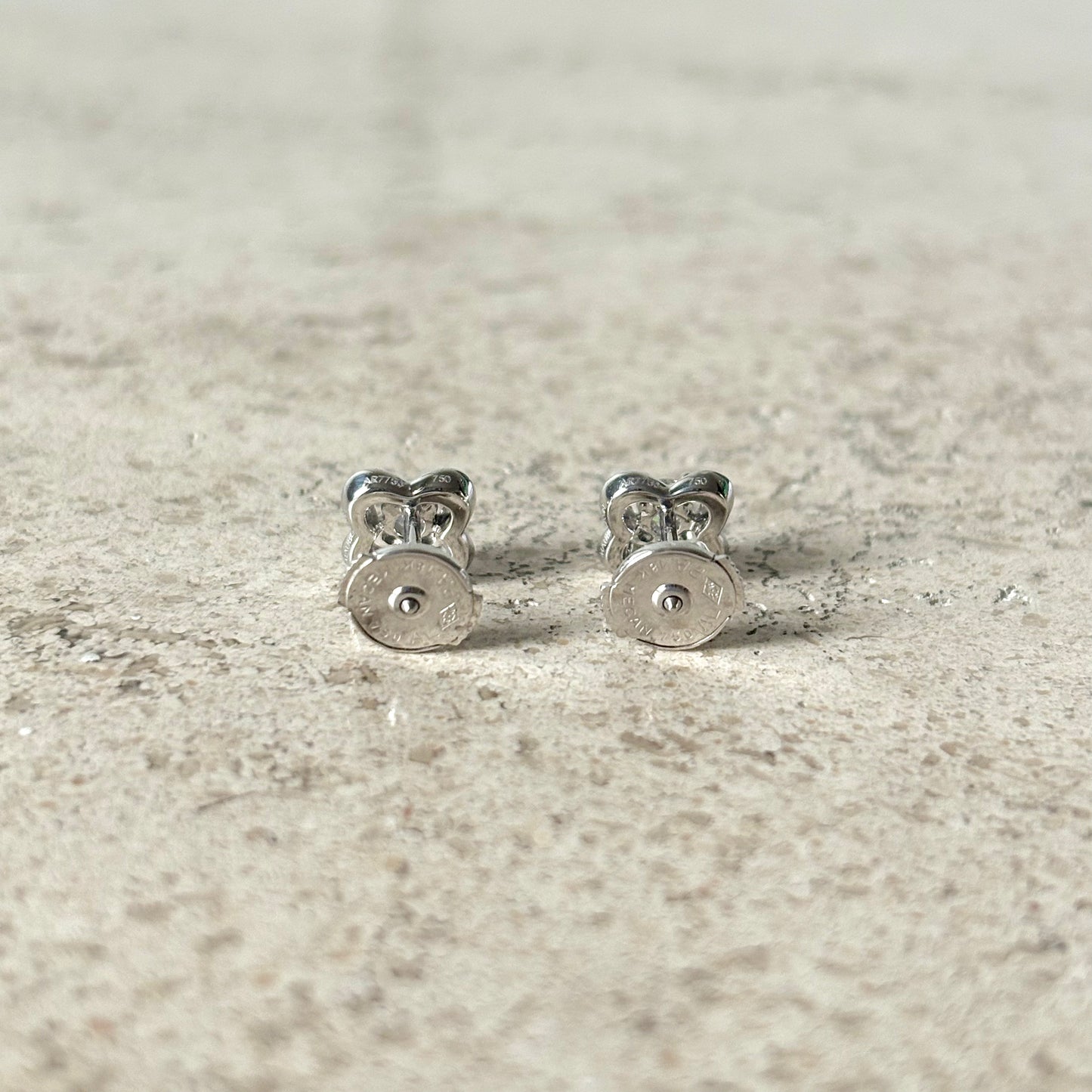Boucles D'oreilles Mauboussin Chance Of Love - Or Blanc 750 & Diamants