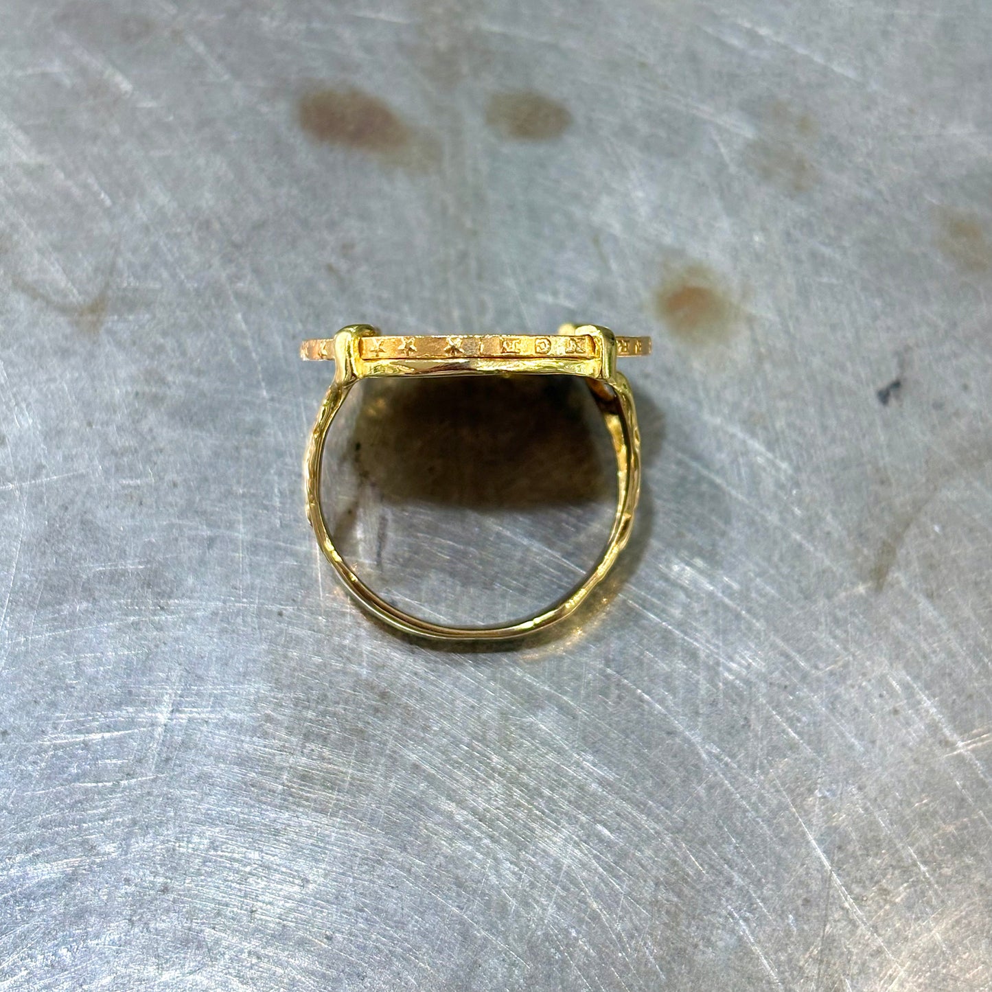 Bague Pièce - Or Jaune 750 & Pièce Or 20 Francs Napoléon