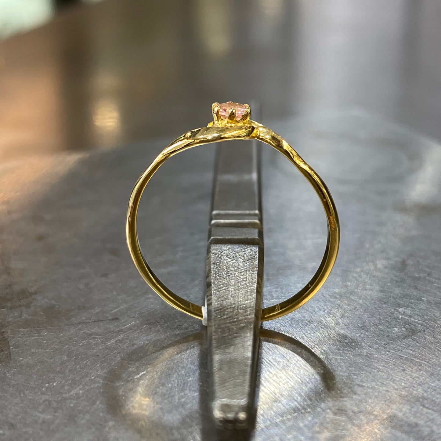 Bague Fiore - Or Jaune 750 & Tourmaline Création Fremont