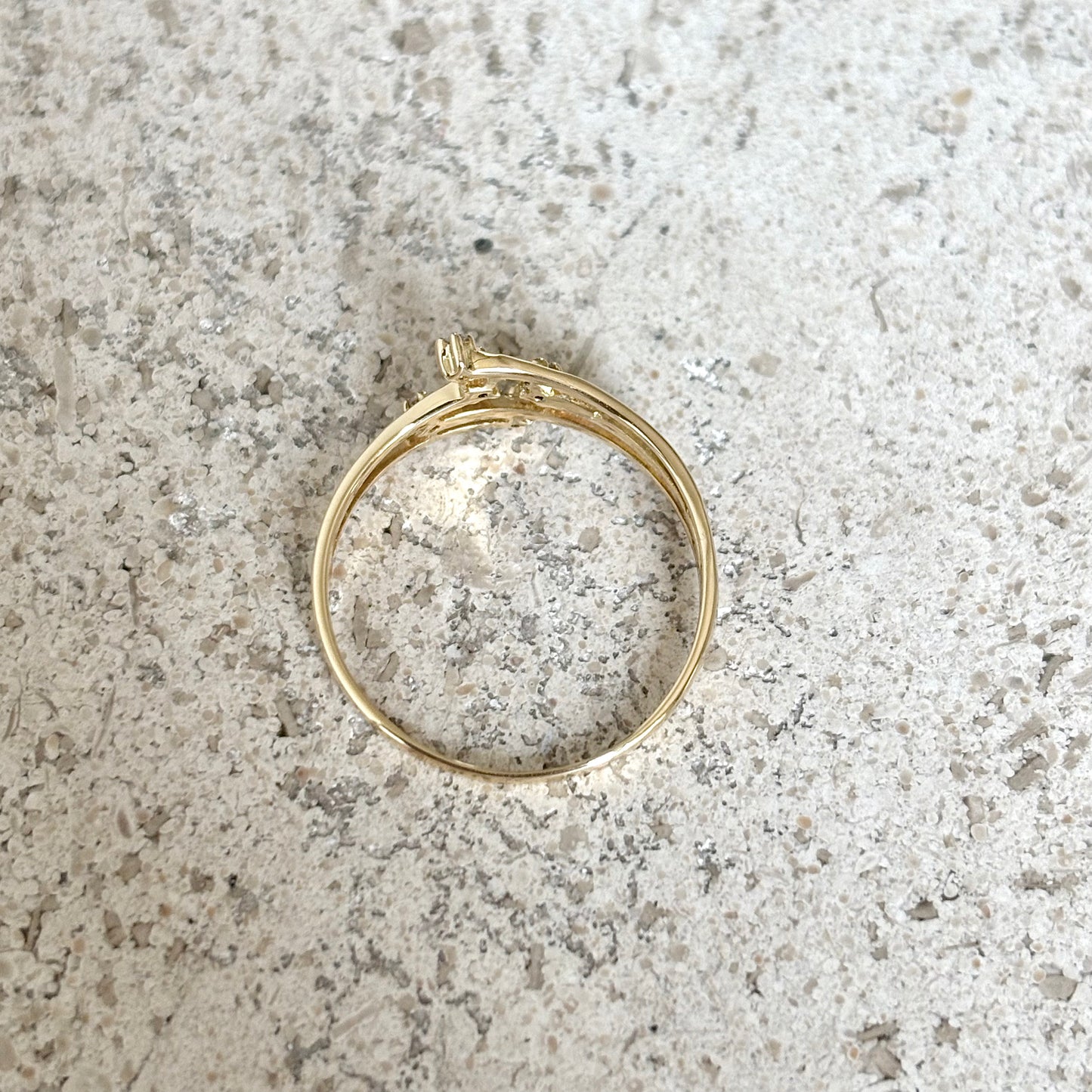 Bague Étoiles - Or Jaune 750 & Diamants
