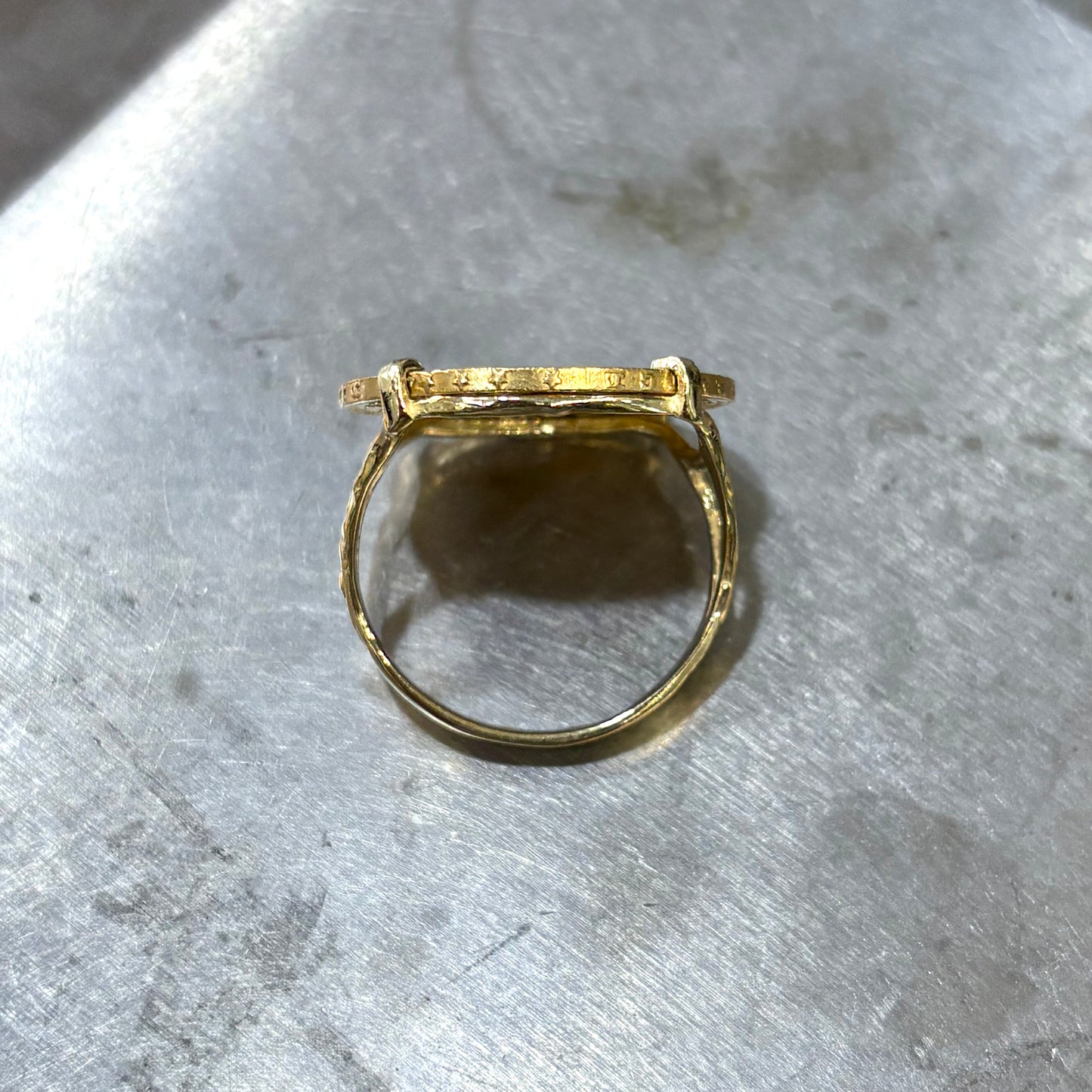 Bague Pièce - Or Jaune 750 & Pièce Or 20 Francs Napoléon