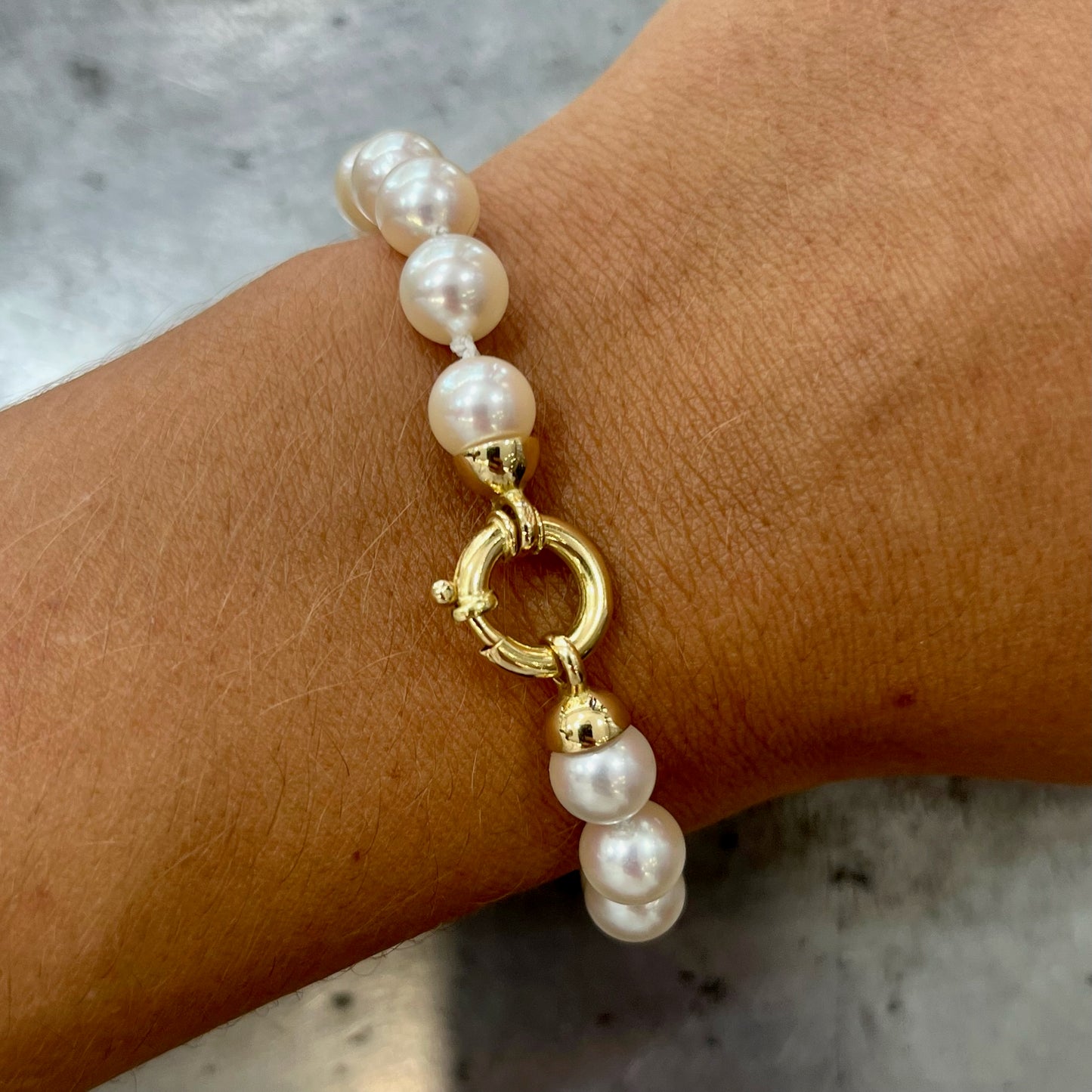 Bracelet - Perles De Culture & Or Jaune 750