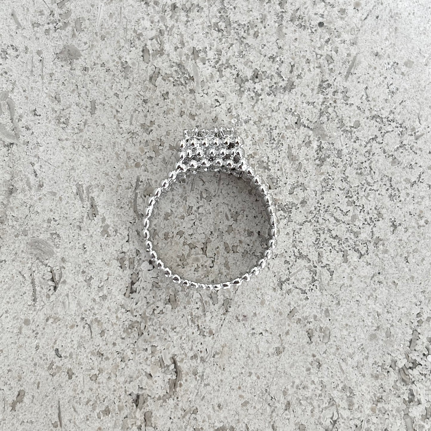 Bague Pavée - Or Blanc 750 & Diamants