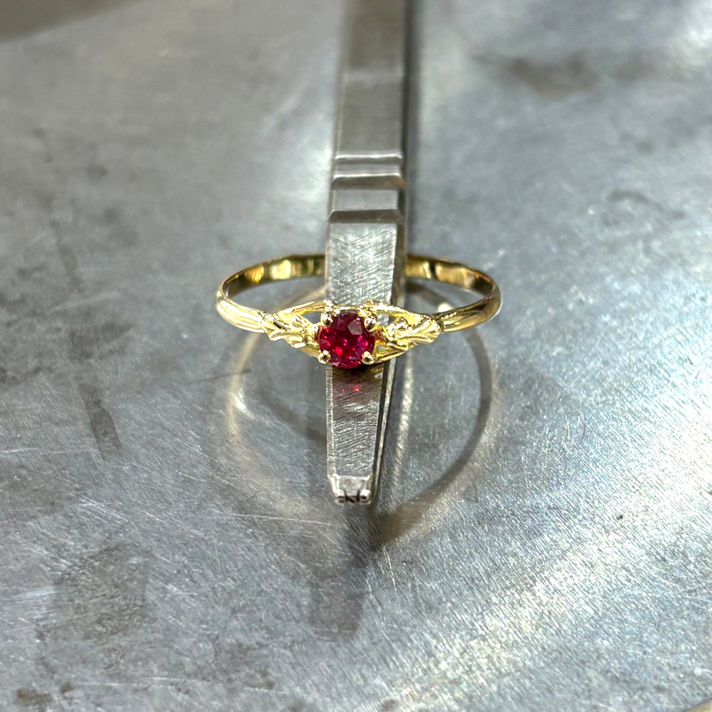 Bague Natori - Or Jaune 750 & Rubis