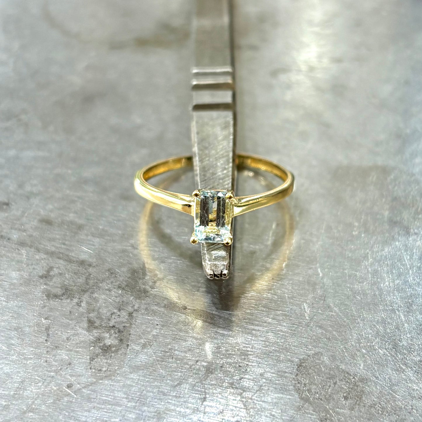 Bague Lapuna - Or Jaune 750 & Aigue-Marine