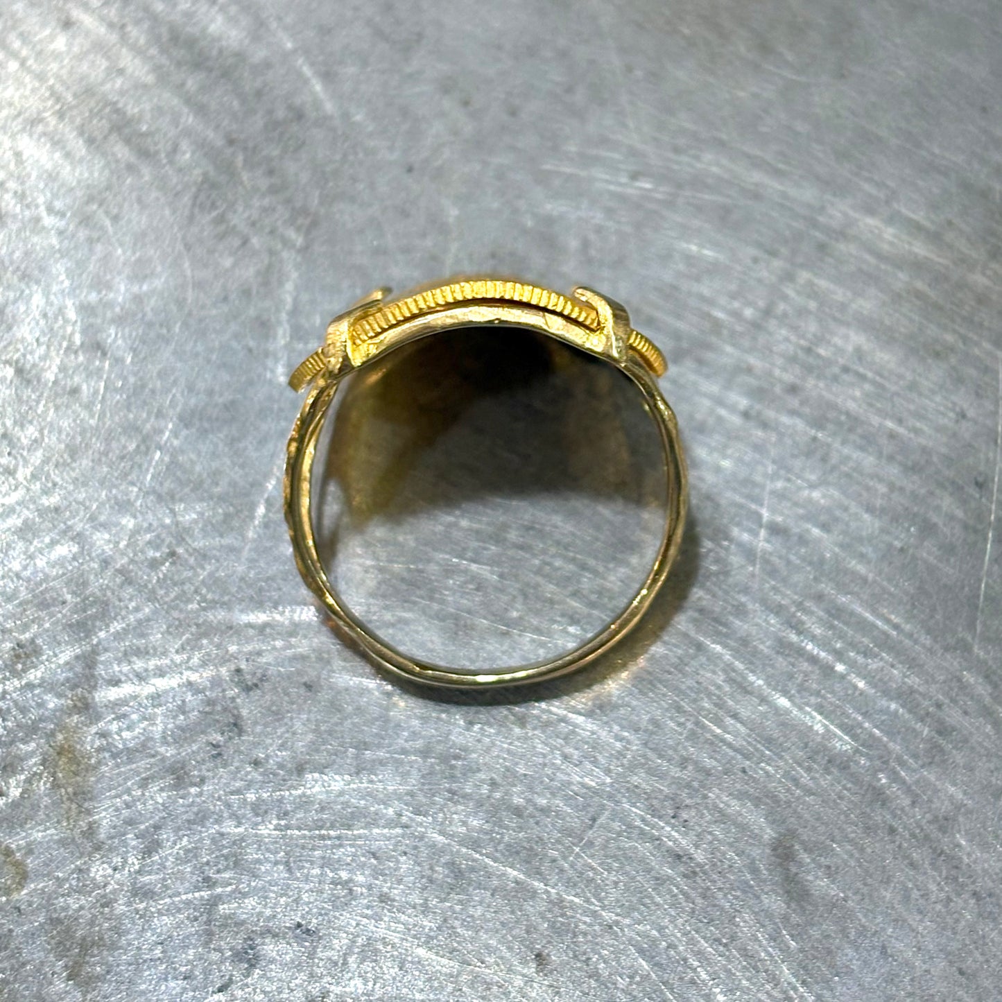 Bague Pièce - Or Jaune 750 & Pièce Or 1 Ducat