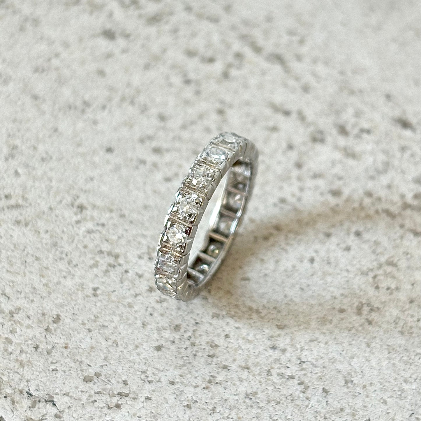 Bague Alliance - Platine 950 & Diamants