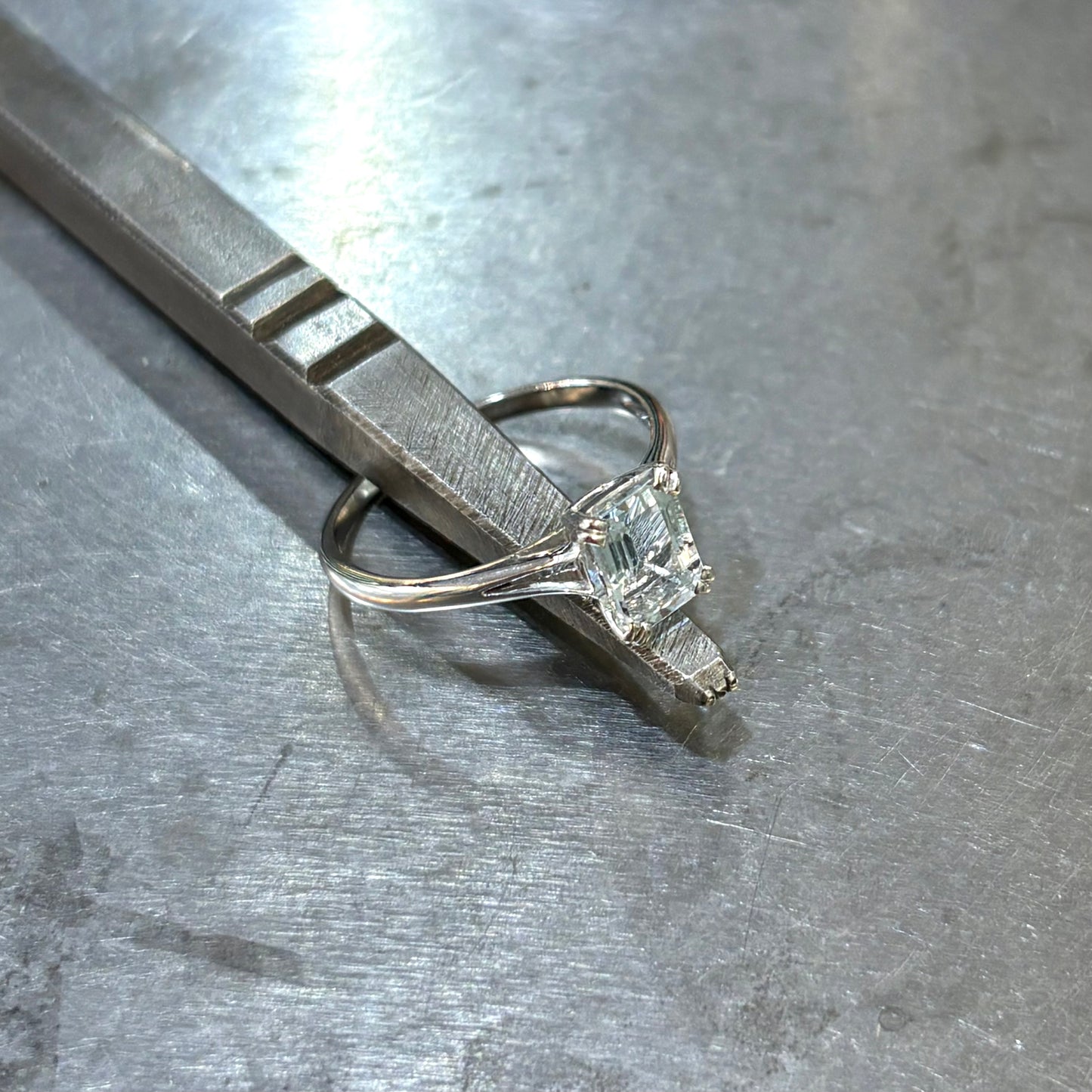 Bague Aigue-Marine - Or Blanc 750 & Aigue-Marine