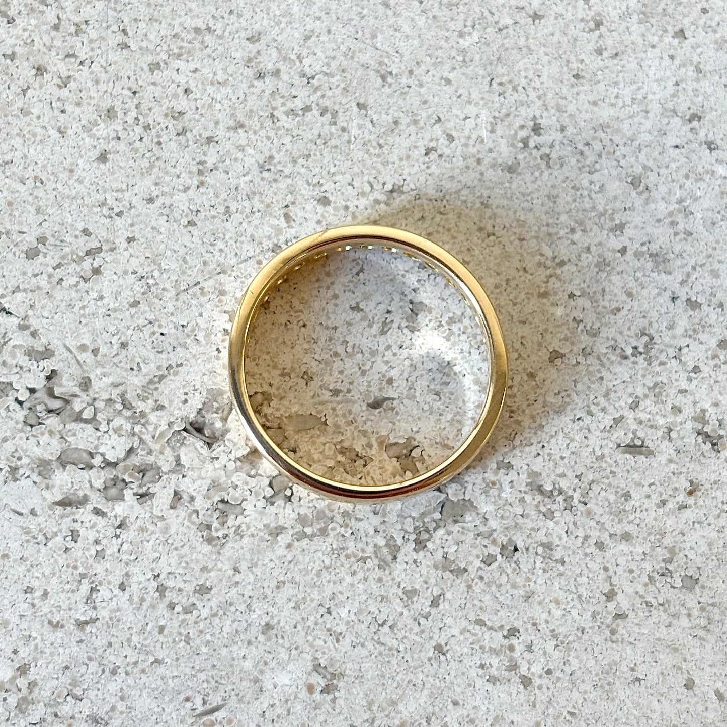 Bague Alliance - Or Jaune 750 & Diamants