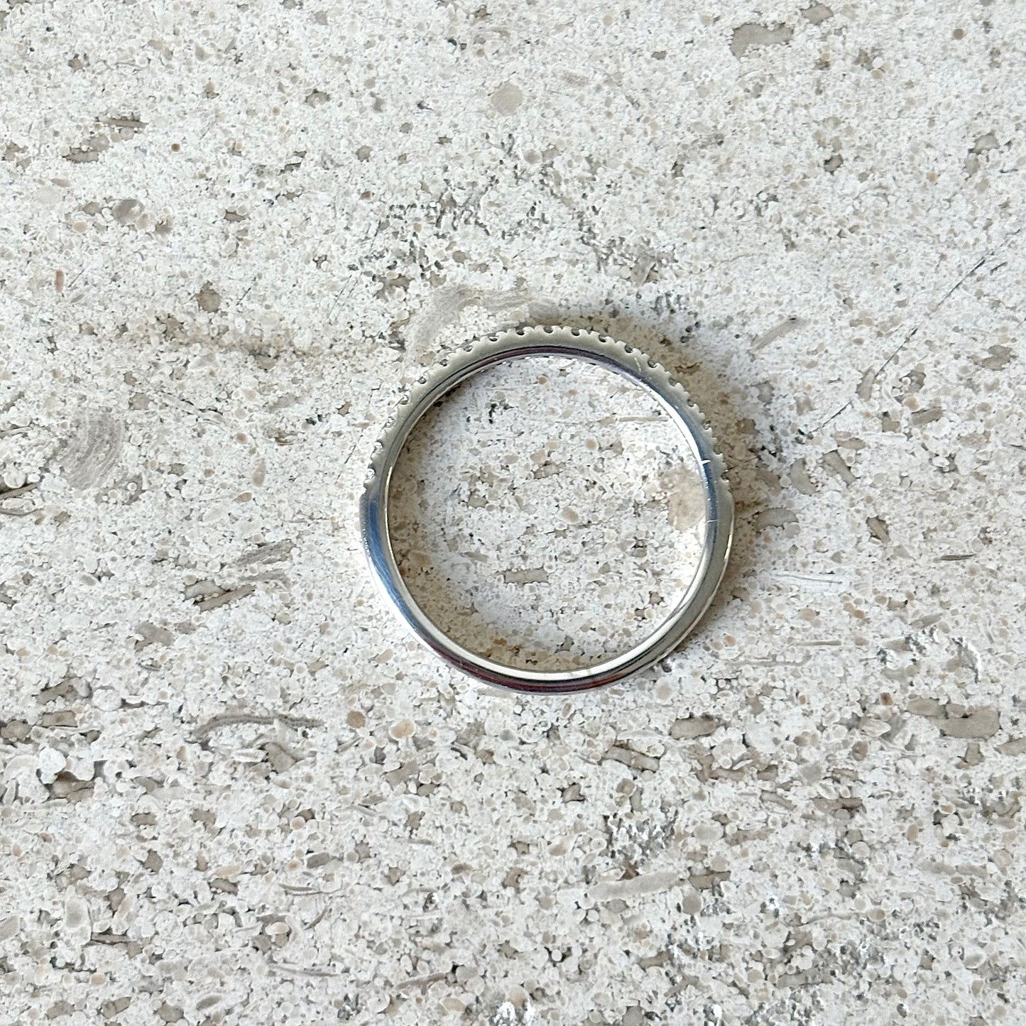 Bague Alliance - Or blanc 750 & Diamants