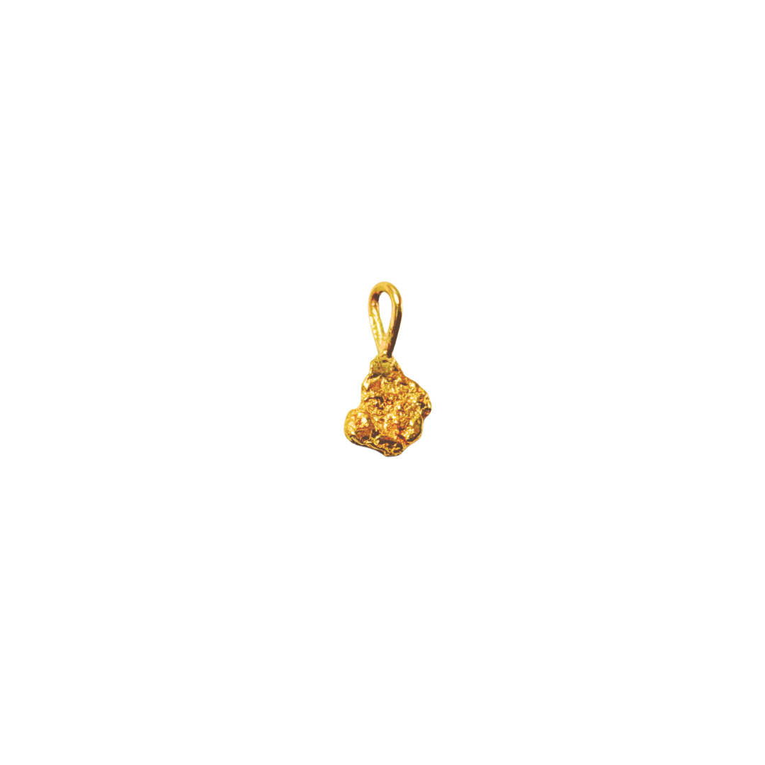Pendentif Pépite Naturelle - Or Jaune 900/1000