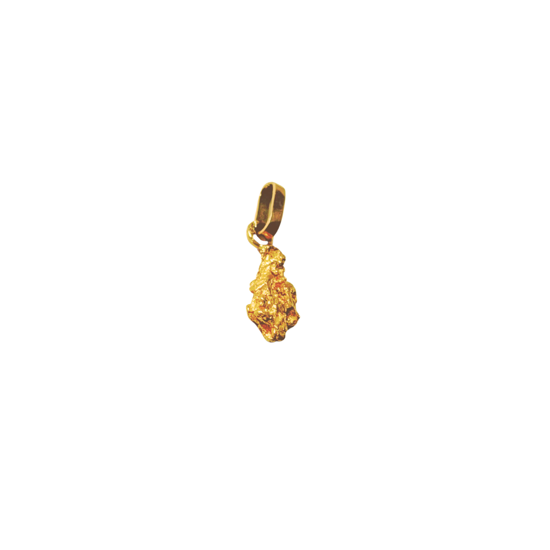 Pendentif Pépite Naturelle - Or Jaune 900/1000
